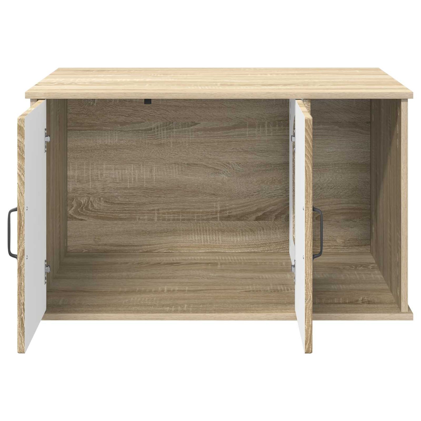 Kattenhuis Sonoma 85 x 55 x 50 cm Bewerkt hout is nu te koop bij PeponiXL, paradijselijk wonen!