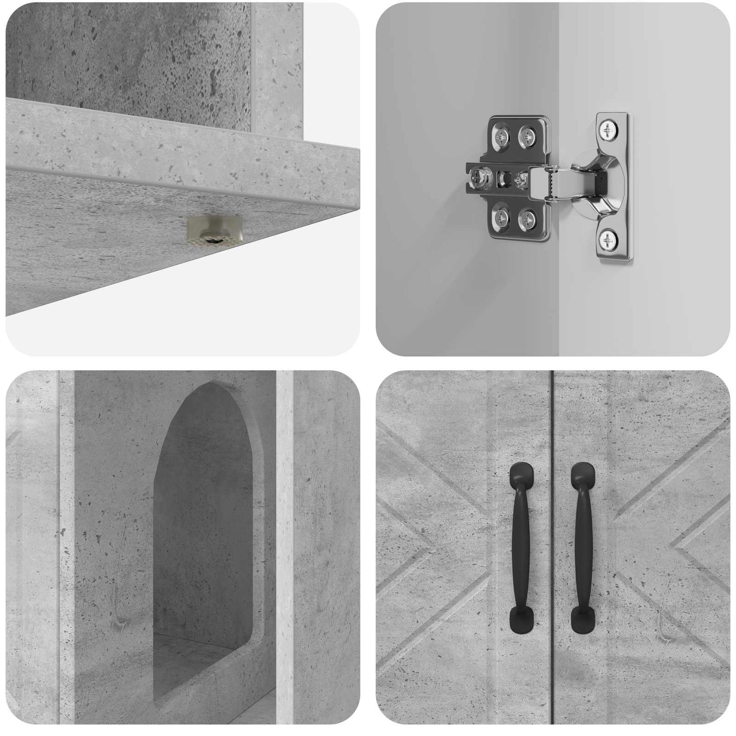 Kattenhuis Beton 85 x 55 x 50 cm Bewerkt hout is nu te koop bij PeponiXL, paradijselijk wonen!