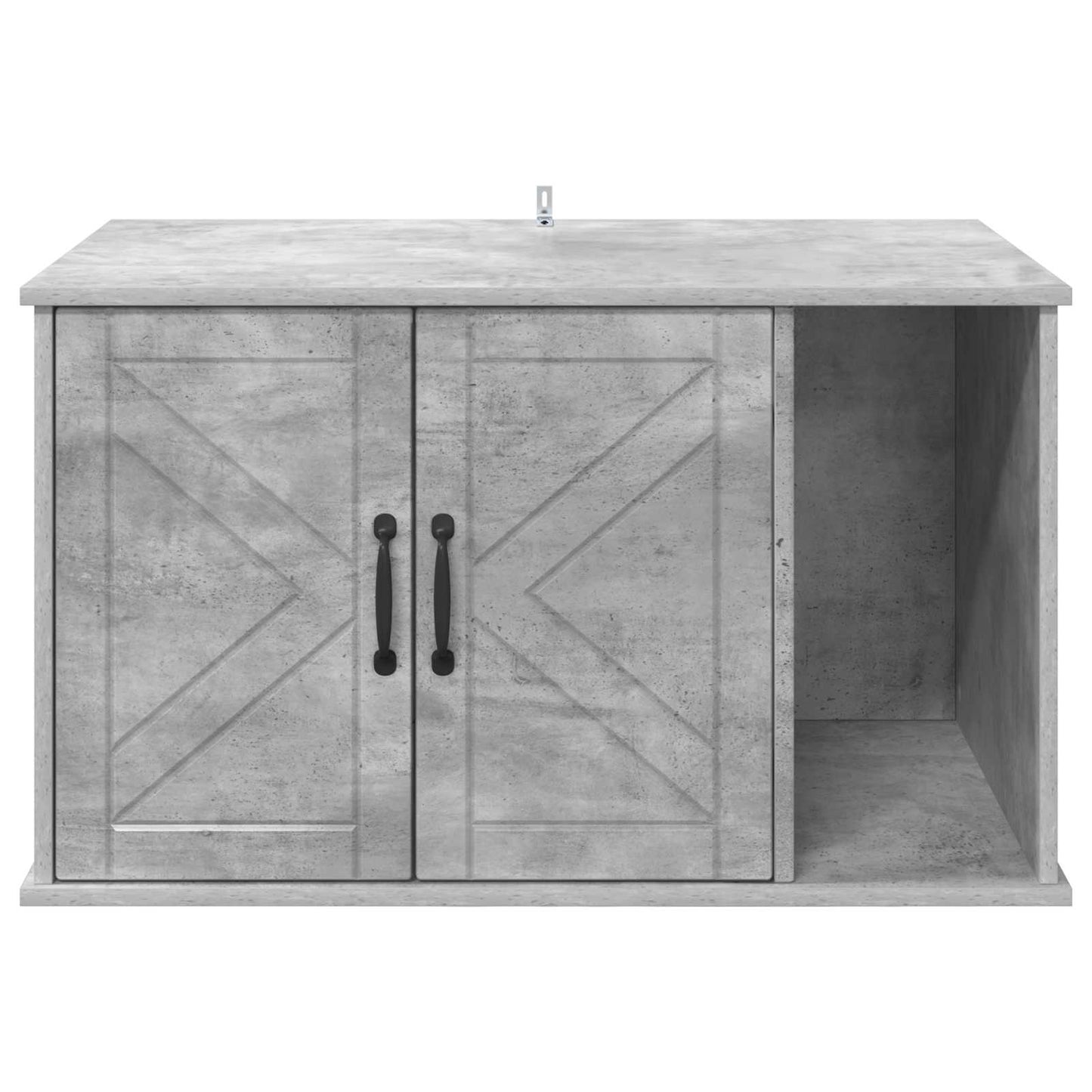 Kattenhuis Beton 85 x 55 x 50 cm Bewerkt hout is nu te koop bij PeponiXL, paradijselijk wonen!