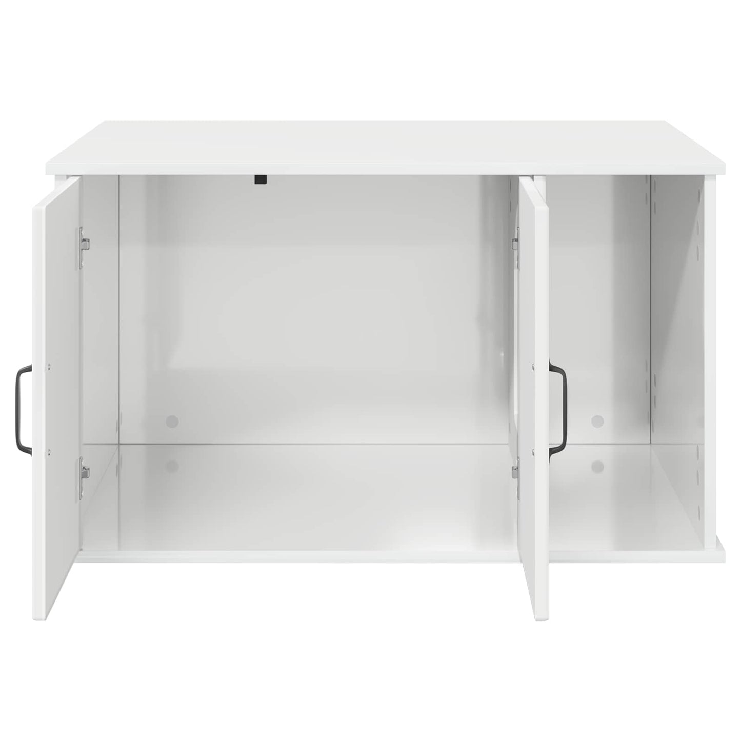 Kattenhuis Glanzend Wit 85 x 55 x 50 cm Bewerkt hout is nu te koop bij PeponiXL, paradijselijk wonen!