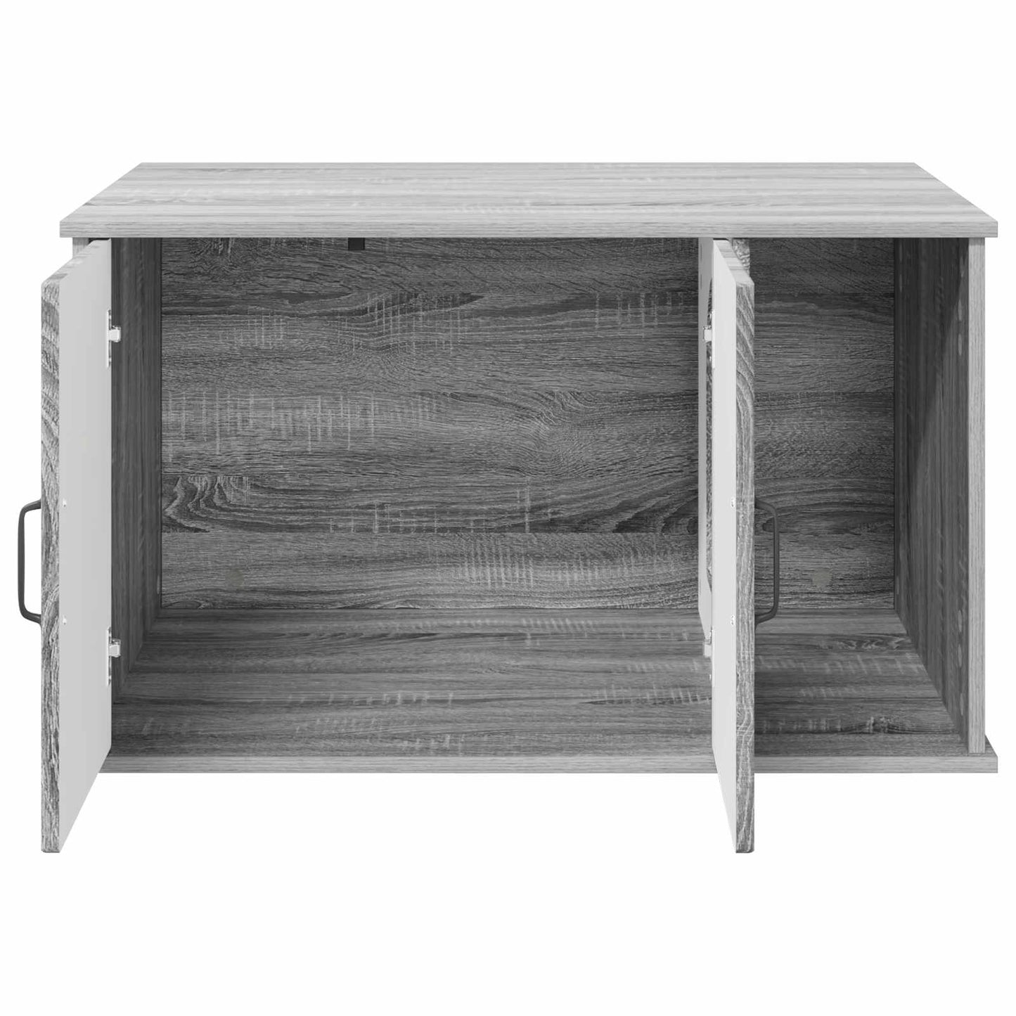 Kattenhuis Grijs Sonoma 85 x 55 x 50 cm Bewerkt hout is nu te koop bij PeponiXL, paradijselijk wonen!