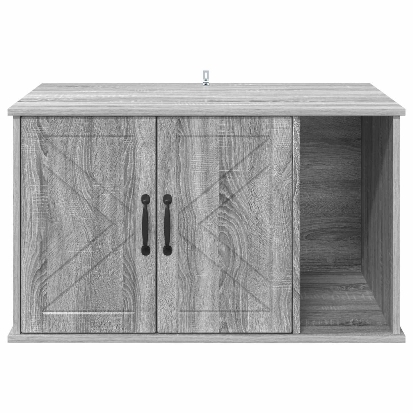 Kattenhuis Grijs Sonoma 85 x 55 x 50 cm Bewerkt hout is nu te koop bij PeponiXL, paradijselijk wonen!