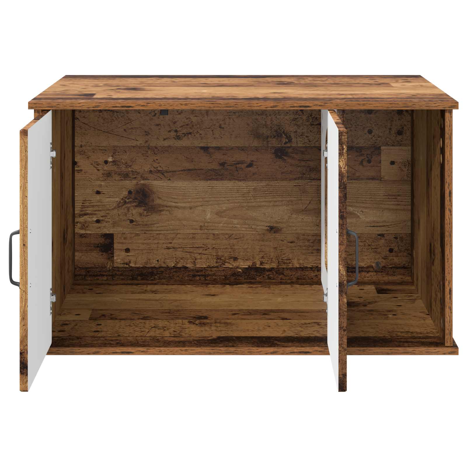 Kattenhuis Oudhout 85 x 55 x 50 cm Bewerkt hout is nu te koop bij PeponiXL, paradijselijk wonen!