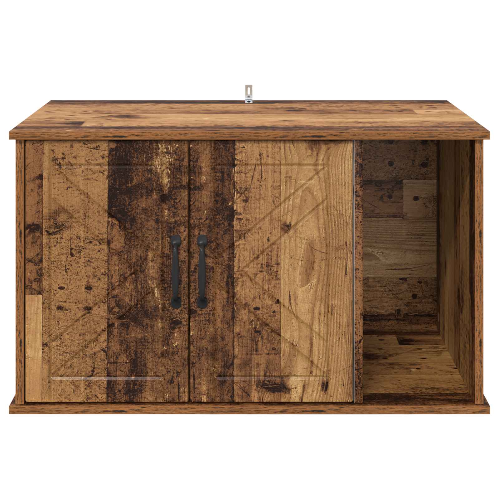 Kattenhuis Oudhout 85 x 55 x 50 cm Bewerkt hout is nu te koop bij PeponiXL, paradijselijk wonen!