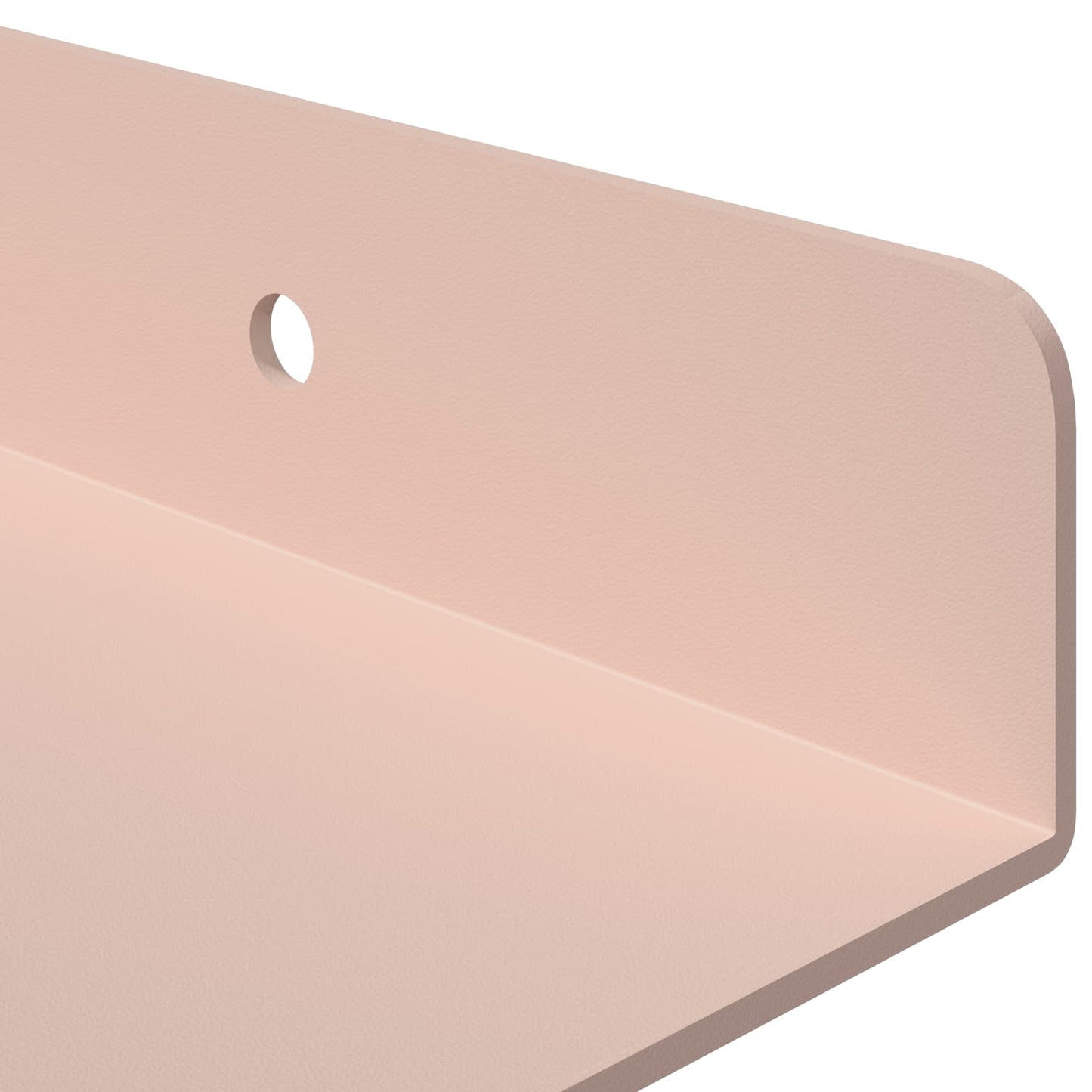 Drijvende plank Wandgemonteerd 3 pcs Roze 40 x 9 x 2,5 cm Staal is nu te koop bij PeponiXL, paradijselijk wonen!