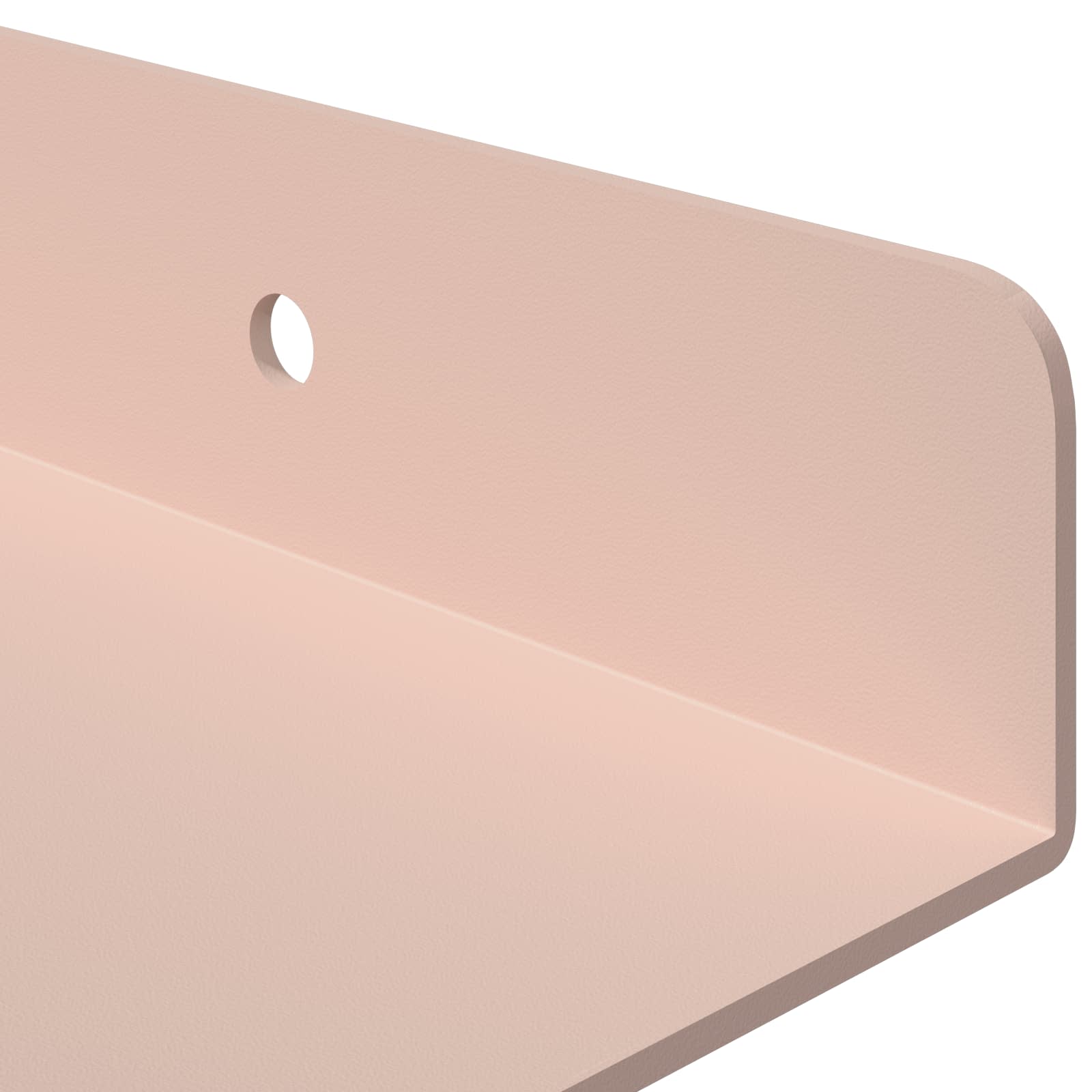 Drijvende plank Wandgemonteerd 3 pcs Roze 40 x 9 x 2,5 cm Staal is nu te koop bij PeponiXL, paradijselijk wonen!