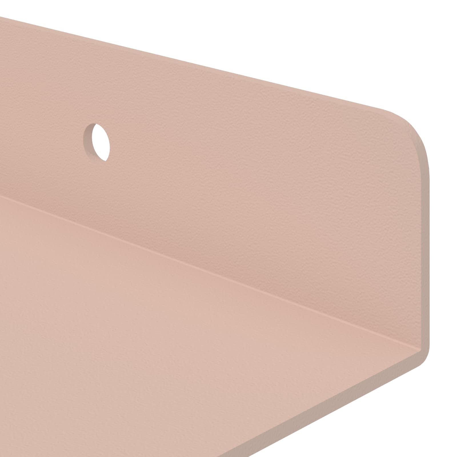 Drijvende plank Wandgemonteerd 2 pcs Roze 30 x 9 x 2,5 cm Staal is nu te koop bij PeponiXL, paradijselijk wonen!