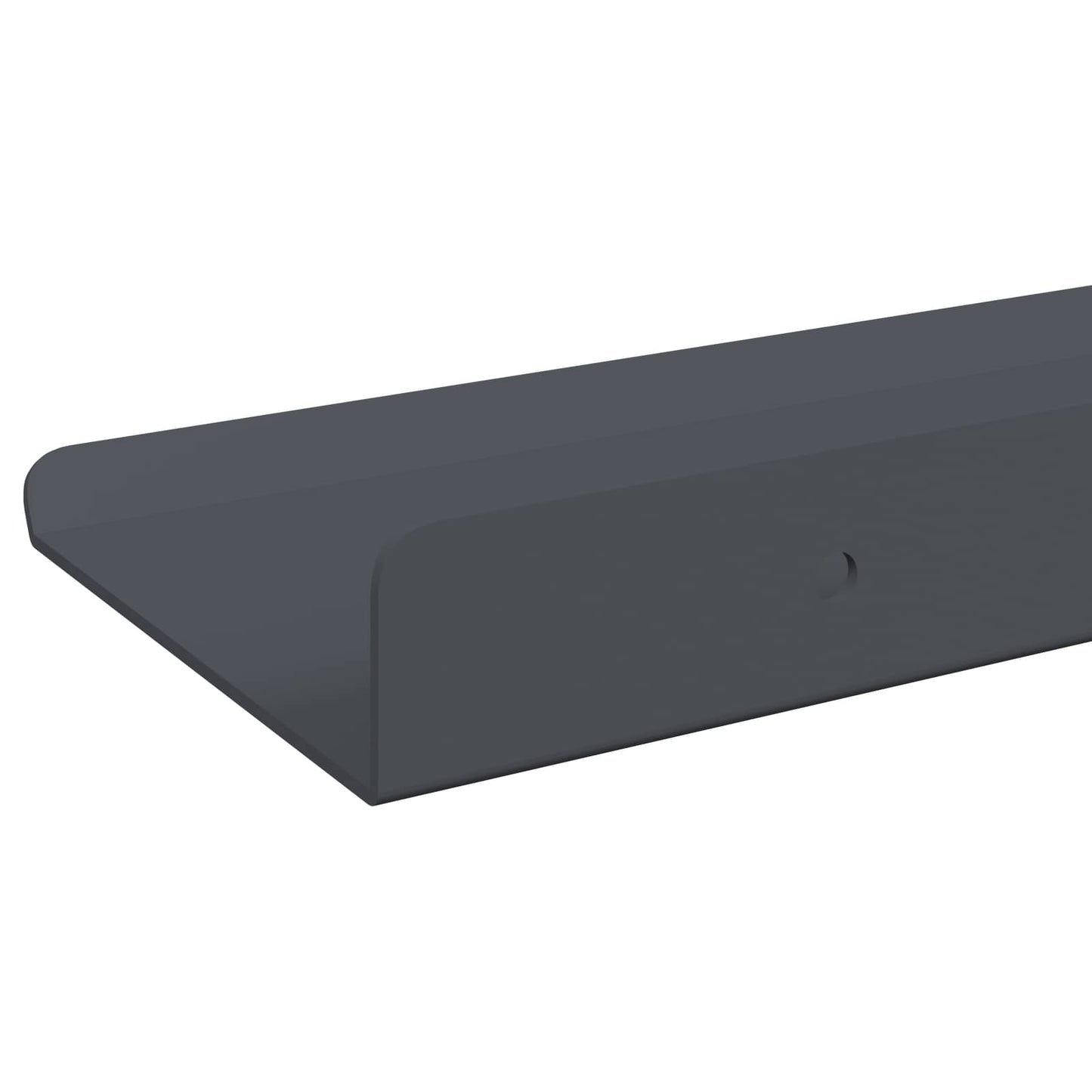 Drijvende plank 4 pcs Antraciet 30 x 9 x 2,5 cm Staal is nu te koop bij PeponiXL, paradijselijk wonen!