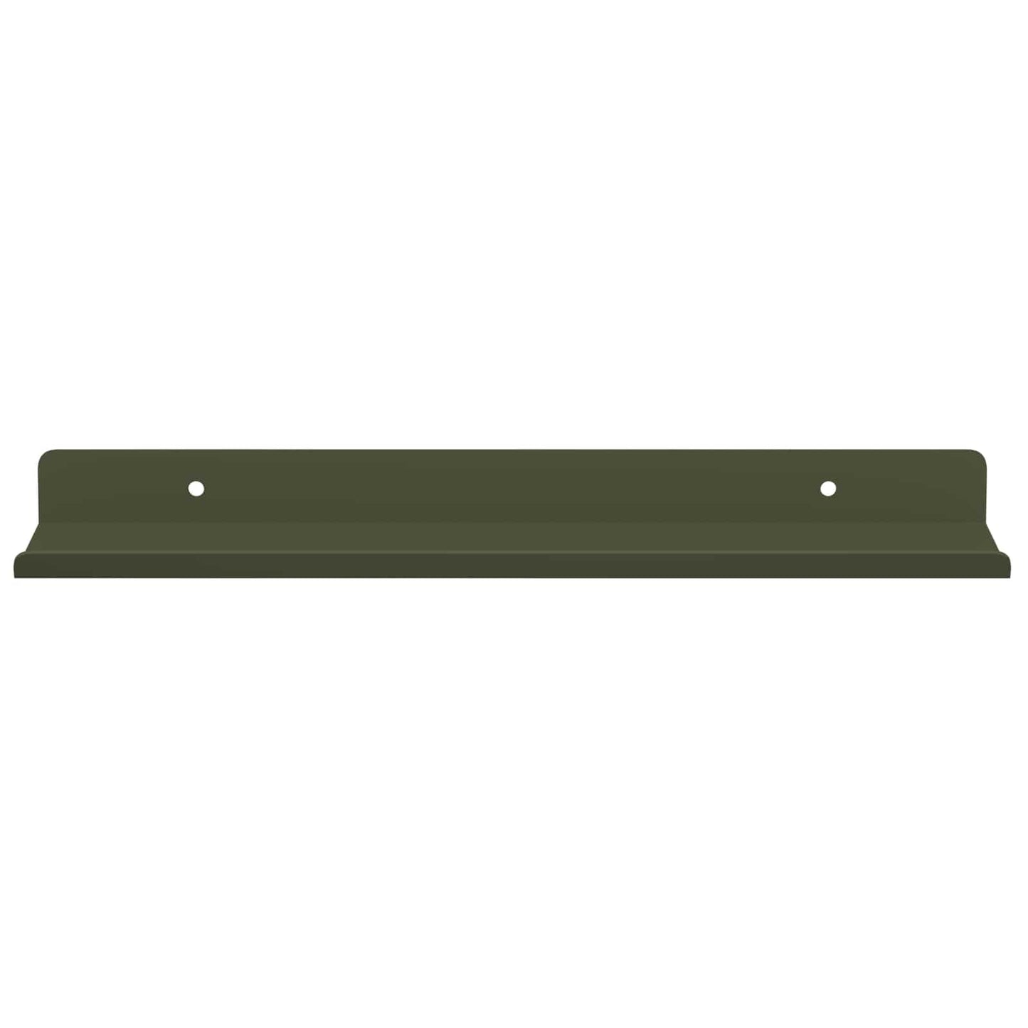 Drijvende plank 2 pcs Olijf Groen 30 x 9 x 2,5 cm Staal is nu te koop bij PeponiXL, paradijselijk wonen!