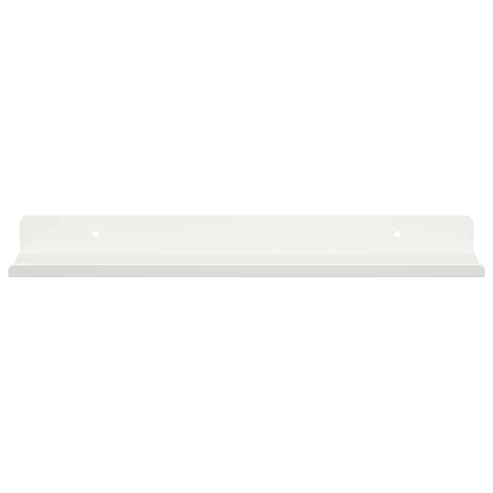 Drijvende plank Wandgemonteerd 2 pcs Wit 30 x 9 x 2,5 cm Staal is nu te koop bij PeponiXL, paradijselijk wonen!