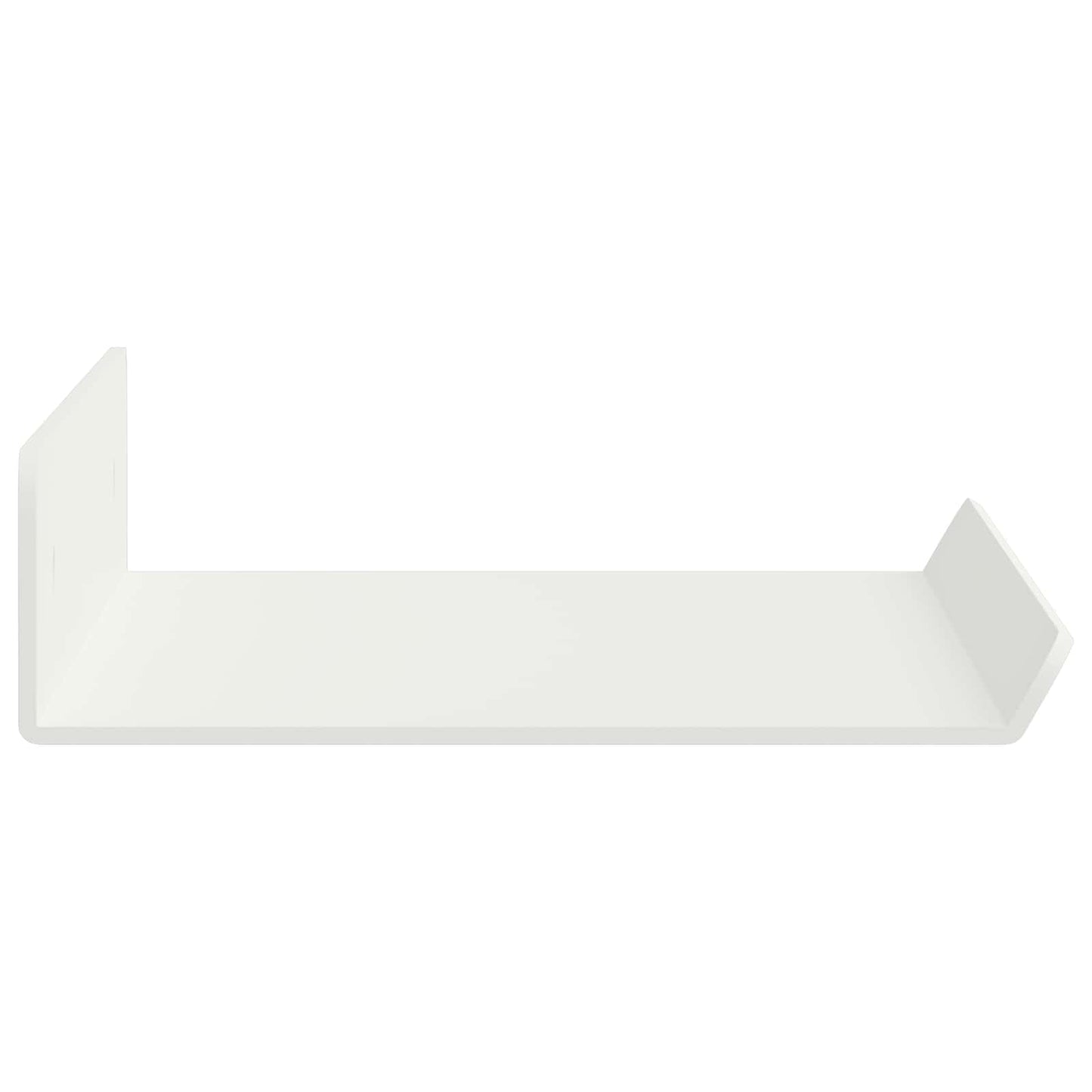 Drijvende plank Wandgemonteerd 2 pcs Wit 30 x 9 x 2,5 cm Staal is nu te koop bij PeponiXL, paradijselijk wonen!
