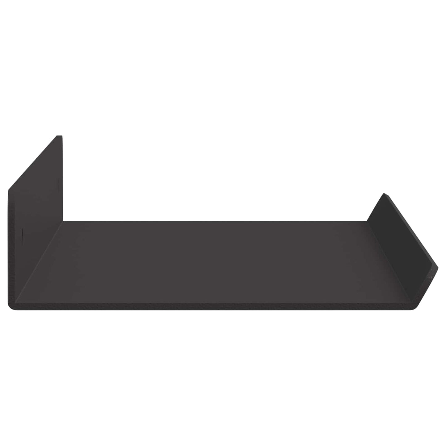 Drijvende plank 4 pcs Zwart 40 x 8,5 x 2,5 cm Staal is nu te koop bij PeponiXL, paradijselijk wonen!
