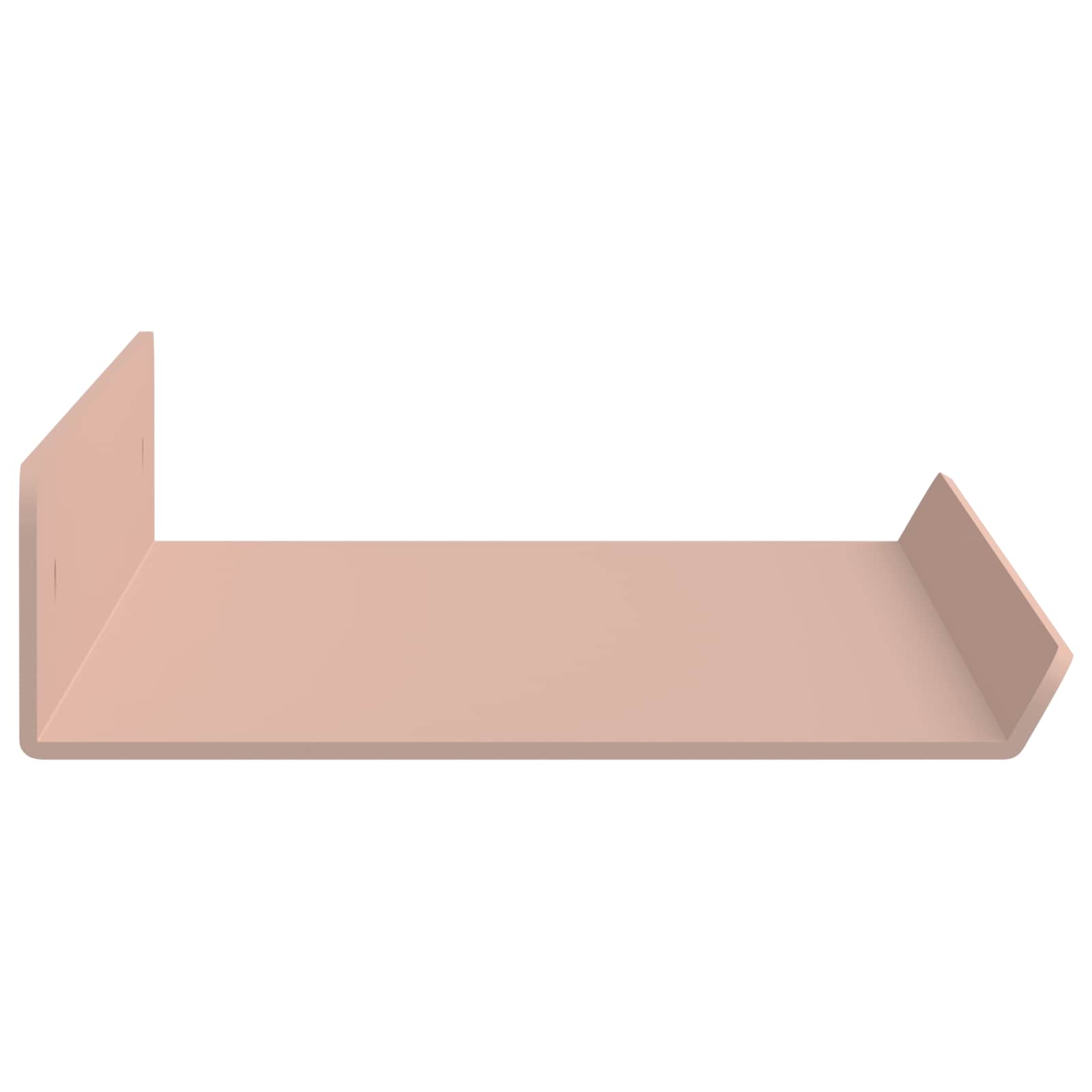 Drijvende plank 2 pcs Roze 40 x 8,5 x 2,5 cm Staal is nu te koop bij PeponiXL, paradijselijk wonen!