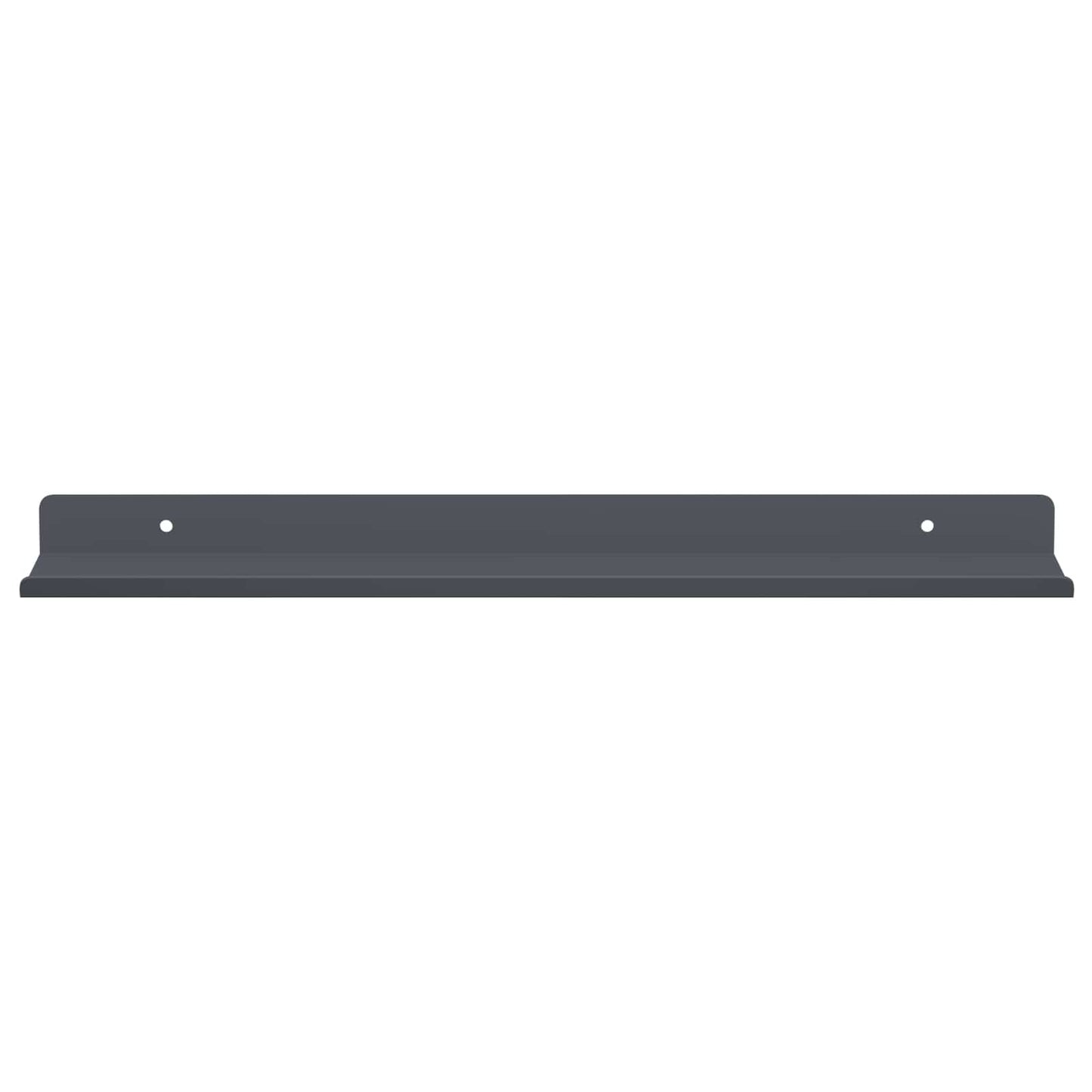 Drijvende plank 2 pcs Antraciet 40 x 8,5 x 2,5 cm Staal is nu te koop bij PeponiXL, paradijselijk wonen!