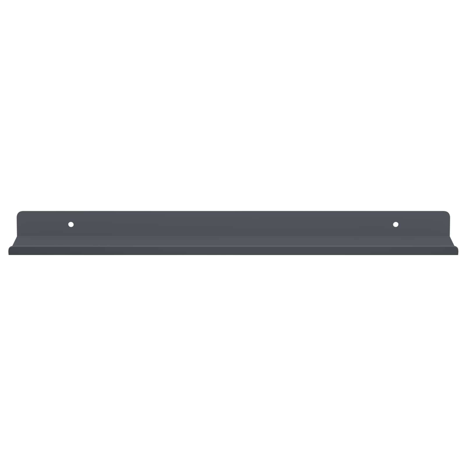 Drijvende plank 2 pcs Antraciet 40 x 8,5 x 2,5 cm Staal is nu te koop bij PeponiXL, paradijselijk wonen!