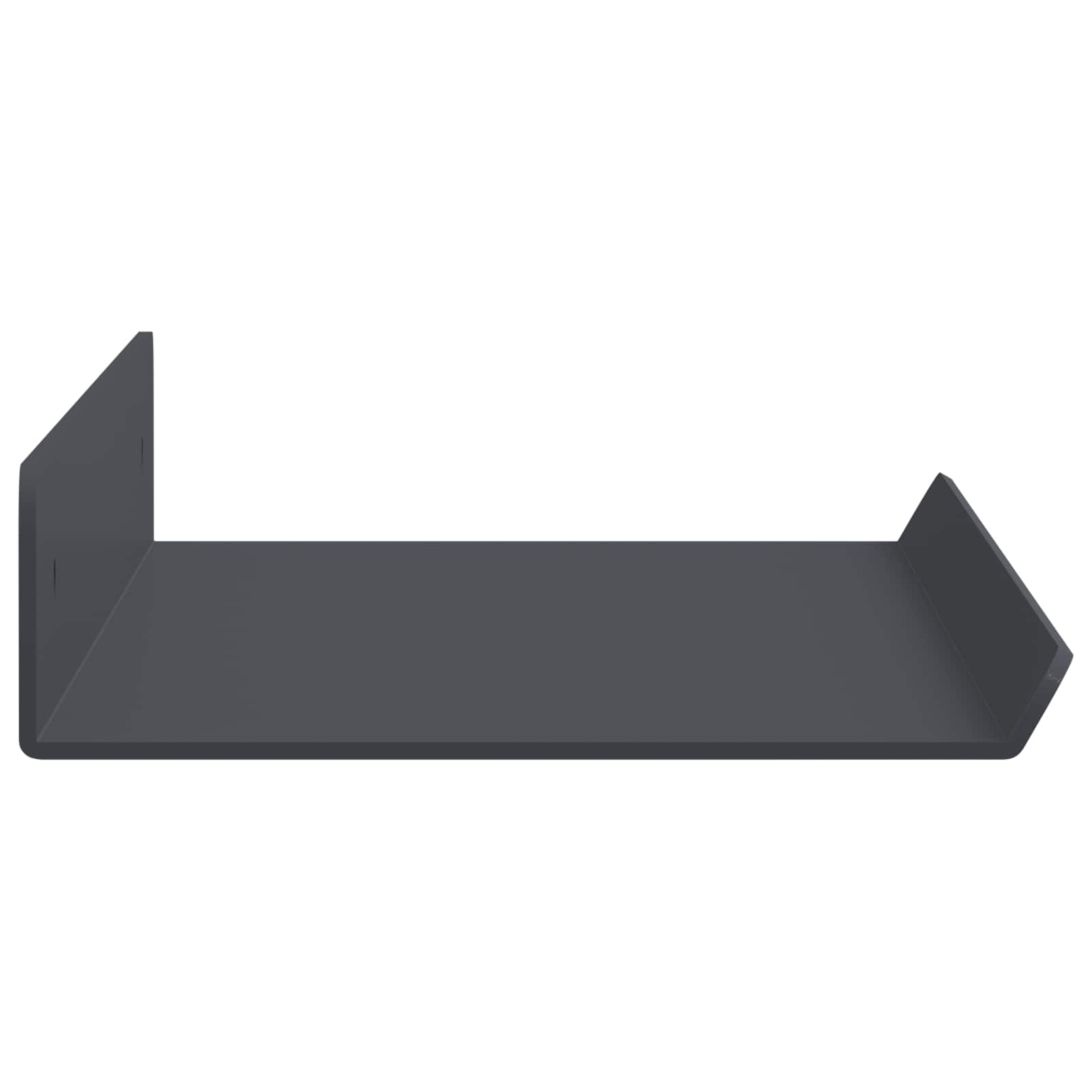 Drijvende plank 2 pcs Antraciet 40 x 8,5 x 2,5 cm Staal is nu te koop bij PeponiXL, paradijselijk wonen!