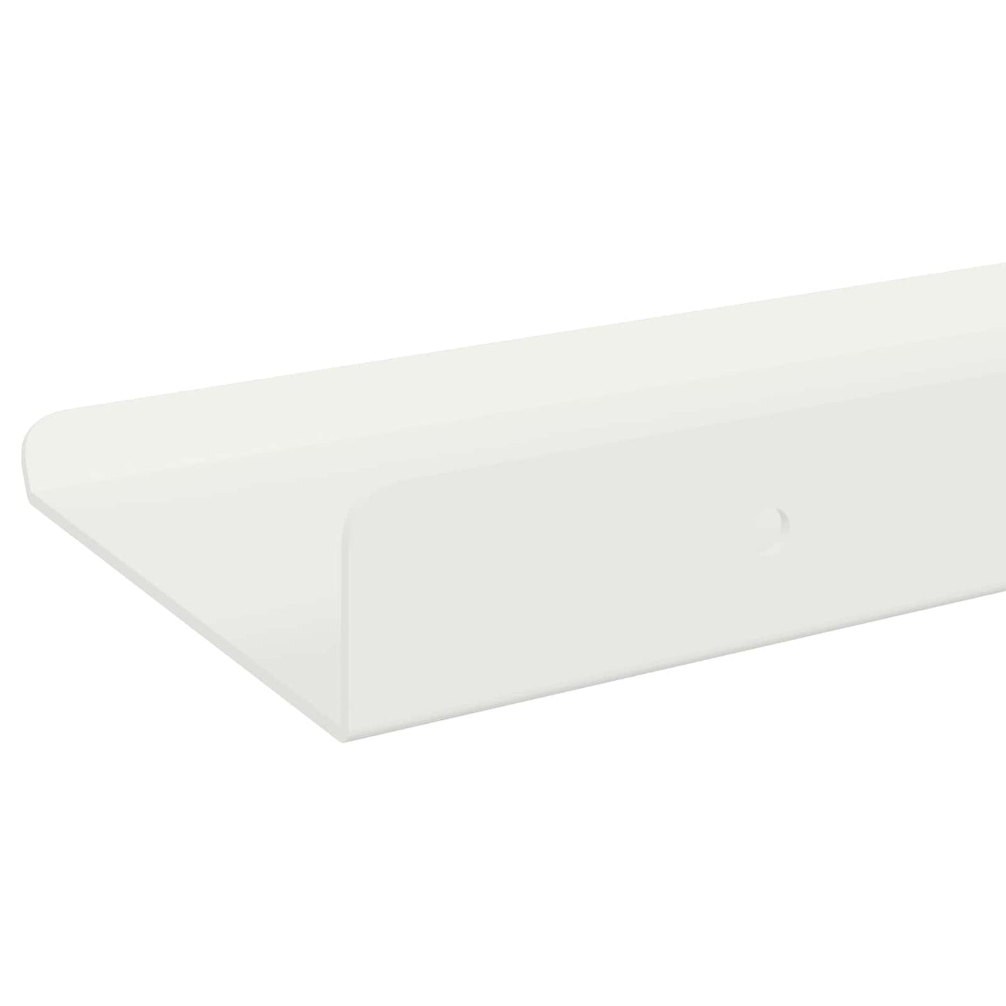 Drijvende plank 2 pcs Wit 40 x 8,5 x 2,5 cm Staal is nu te koop bij PeponiXL, paradijselijk wonen!