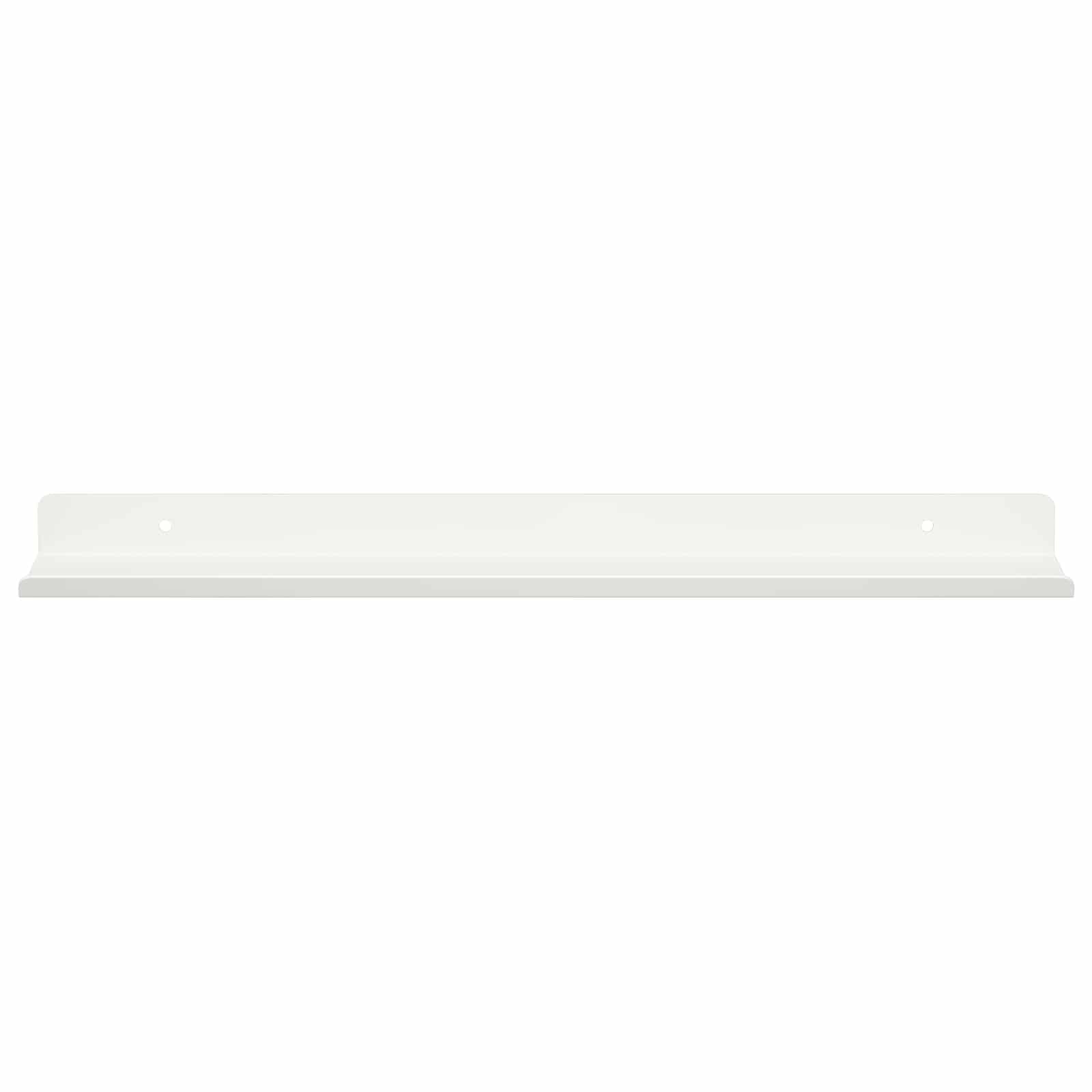 Drijvende plank 2 pcs Wit 40 x 8,5 x 2,5 cm Staal is nu te koop bij PeponiXL, paradijselijk wonen!