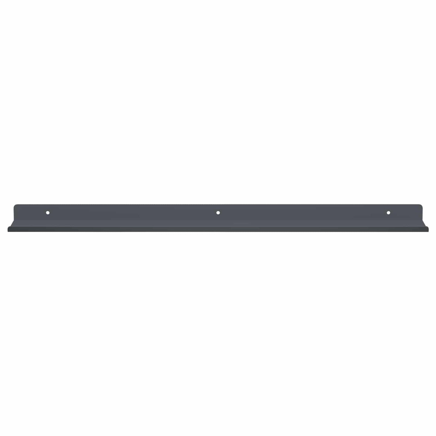 Drijvende plank 4 pcs Antraciet 60 x 8,5 x 2,5 cm Staal is nu te koop bij PeponiXL, paradijselijk wonen!