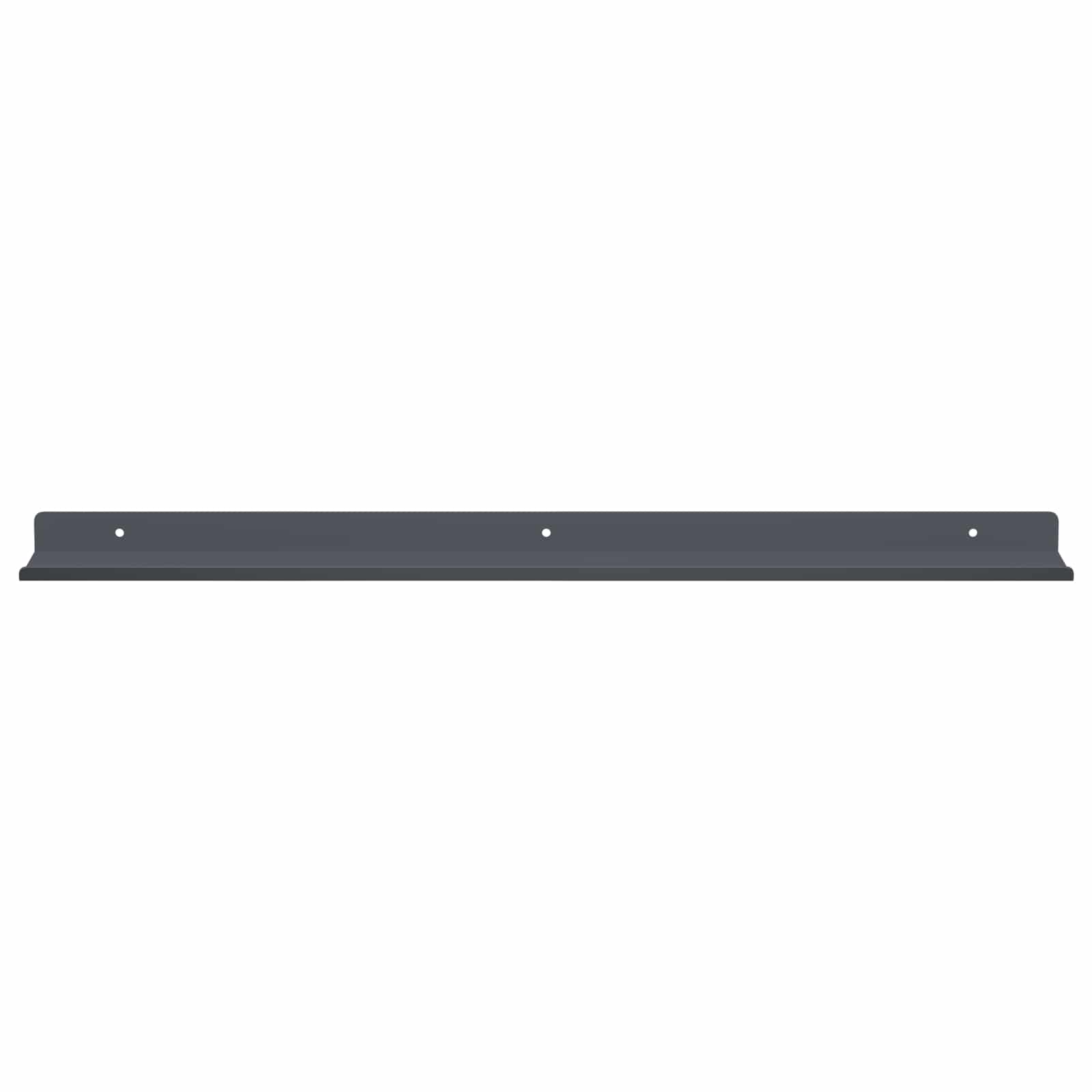 Drijvende plank 4 pcs Antraciet 60 x 8,5 x 2,5 cm Staal is nu te koop bij PeponiXL, paradijselijk wonen!