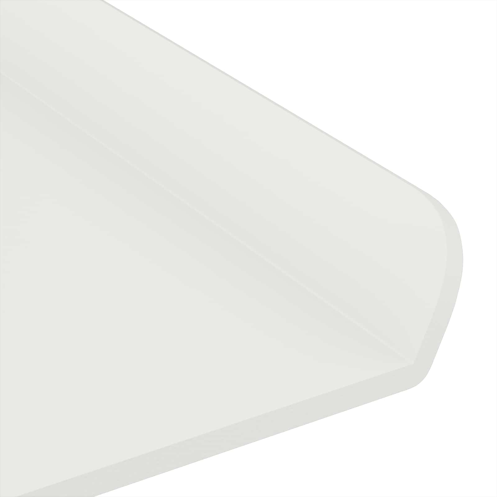 Drijvende plank Wandgemonteerd 2 pcs Wit 60 x 9 x 2,5 cm Staal is nu te koop bij PeponiXL, paradijselijk wonen!