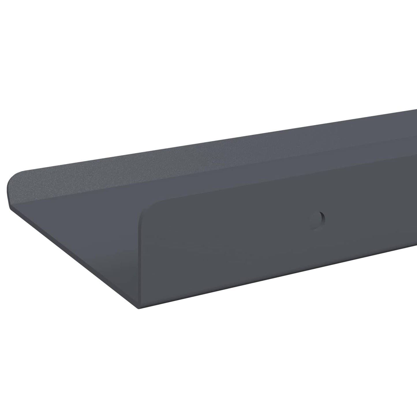 Drijvende plank 4 pcs Antraciet 80 x 9 x 2,5 cm Staal is nu te koop bij PeponiXL, paradijselijk wonen!