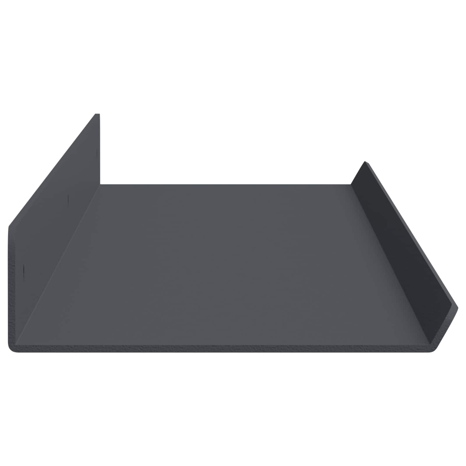 Drijvende plank 4 pcs Antraciet 80 x 9 x 2,5 cm Staal is nu te koop bij PeponiXL, paradijselijk wonen!