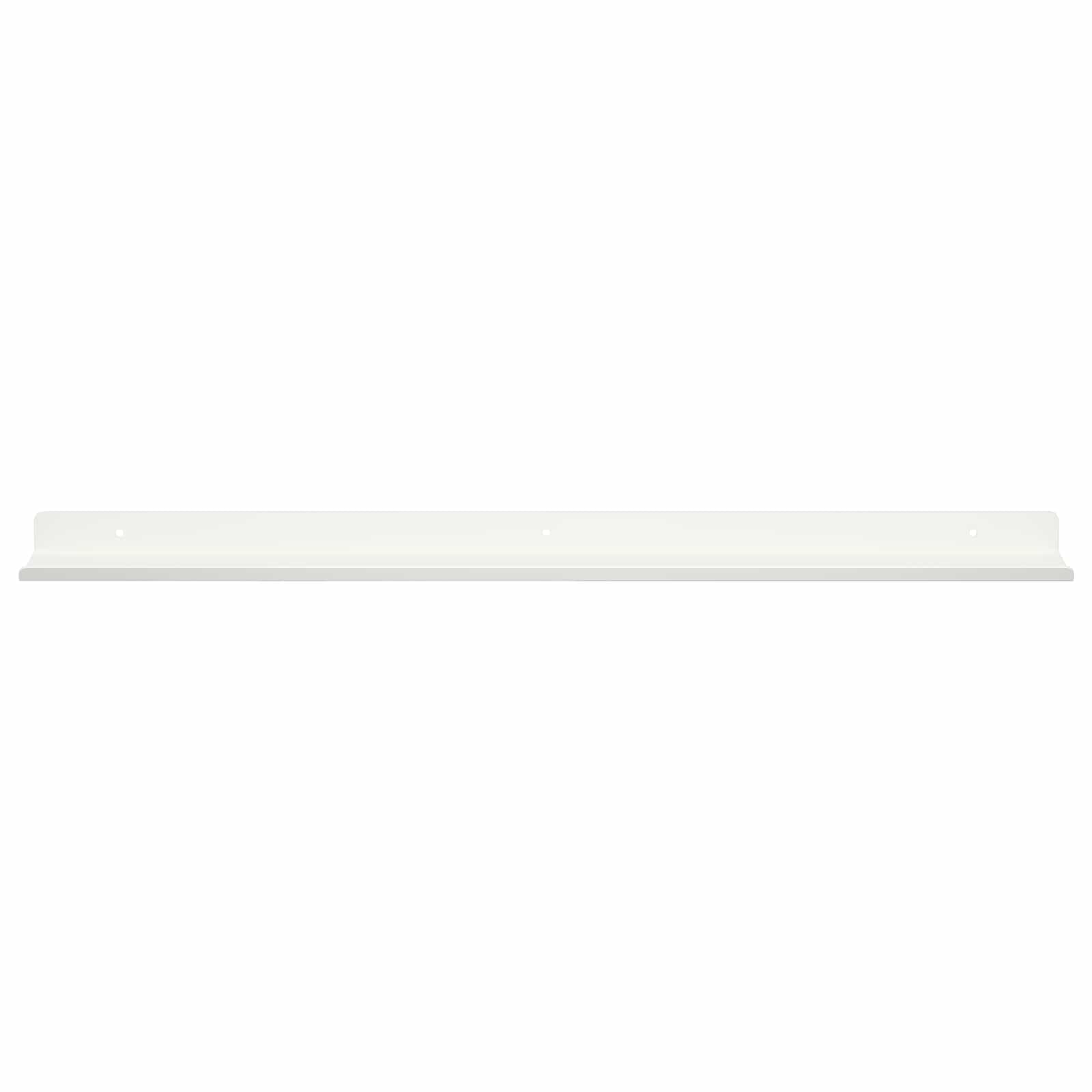 Drijvende plank Wandgemonteerd 4 pcs Wit 80 x 9 x 2,5 cm Staal is nu te koop bij PeponiXL, paradijselijk wonen!