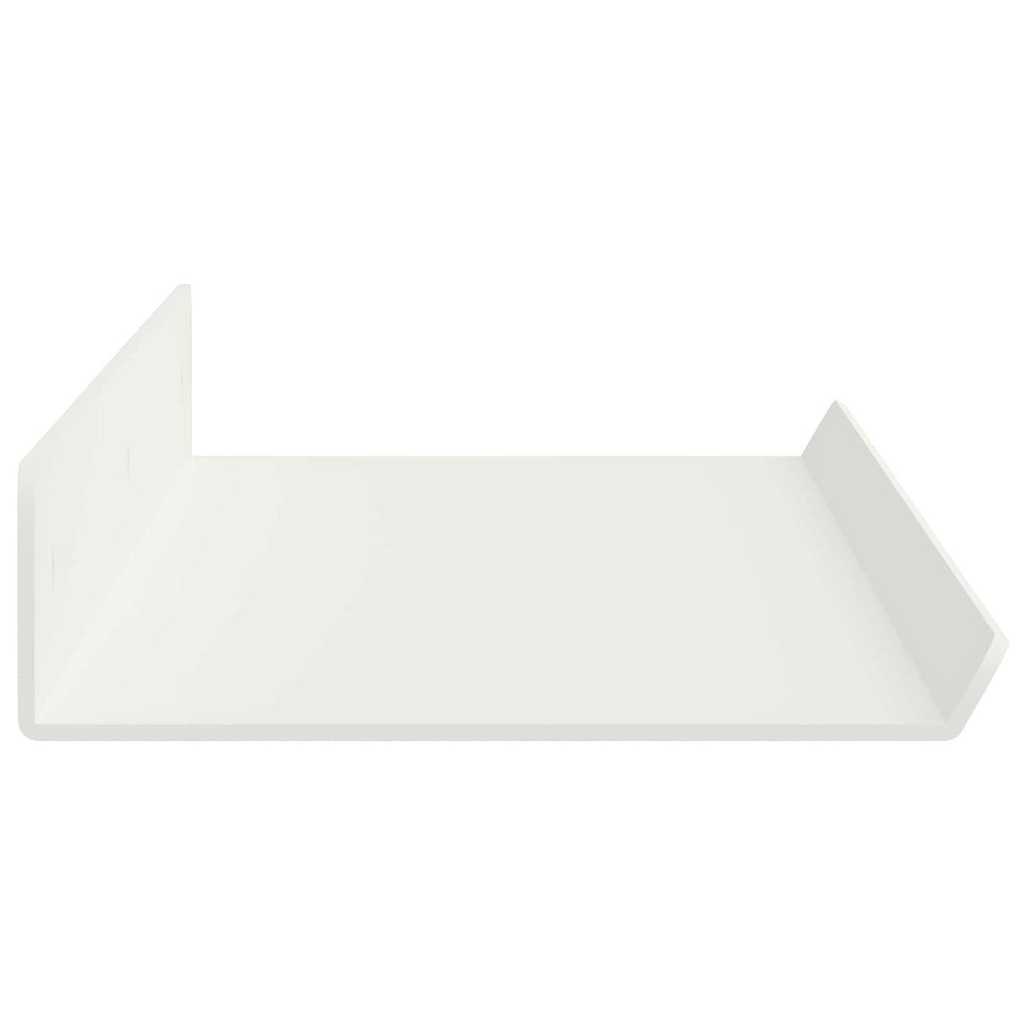 Drijvende plank Wandgemonteerd 4 pcs Wit 80 x 9 x 2,5 cm Staal is nu te koop bij PeponiXL, paradijselijk wonen!