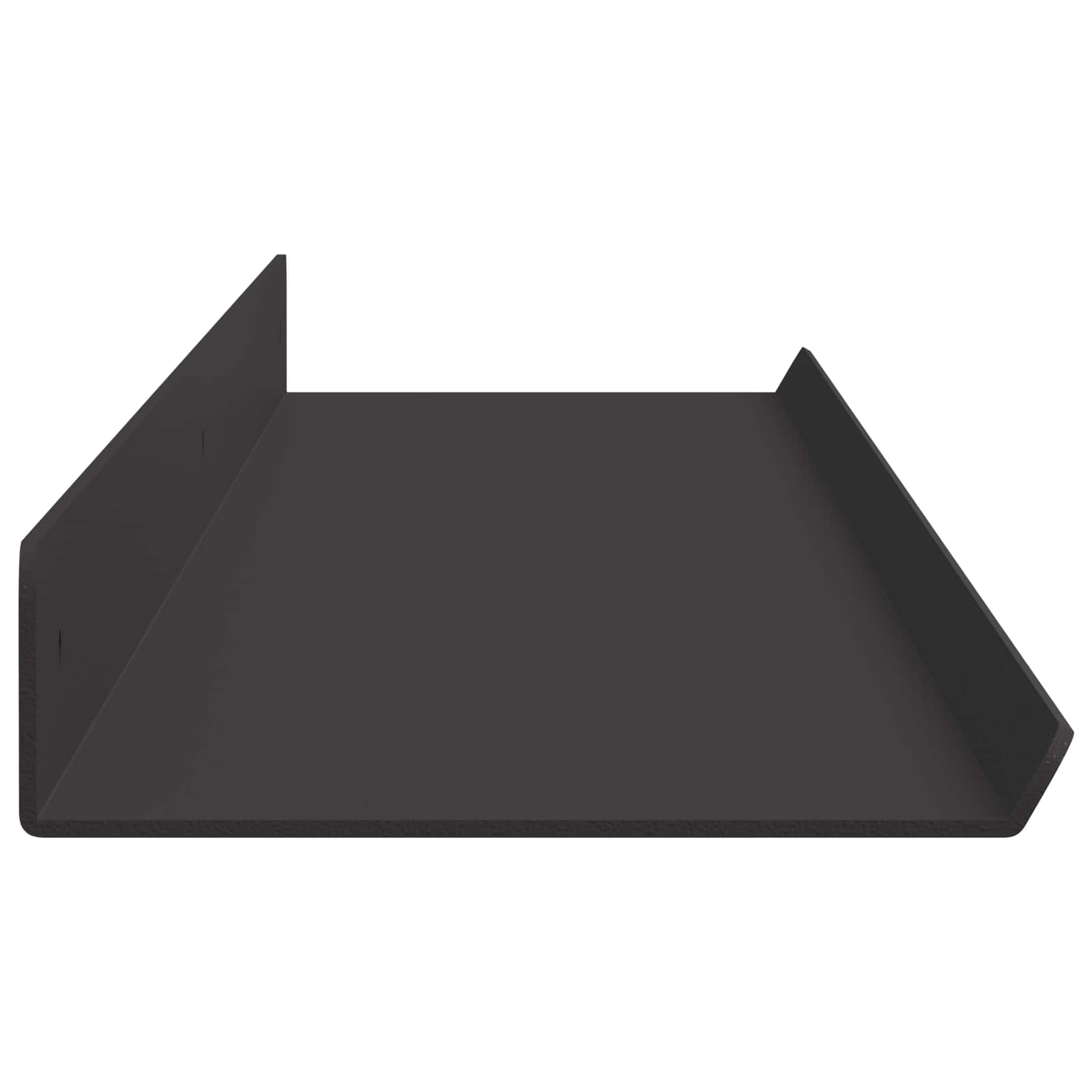 Drijvende plank 2 pcs Zwart 100 x 9 x 2,5 cm Staal is nu te koop bij PeponiXL, paradijselijk wonen!