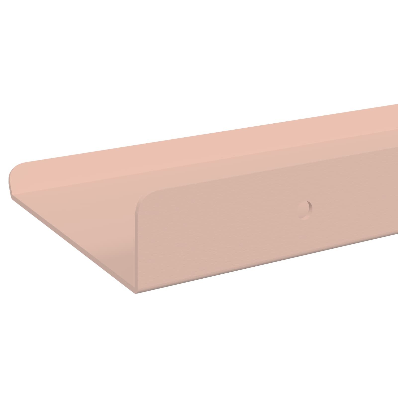 Drijvende plank 2 pcs Roze 100 x 9 x 2,5 cm Staal is nu te koop bij PeponiXL, paradijselijk wonen!
