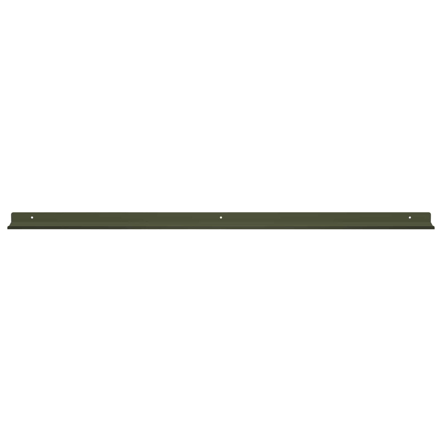 Drijvende plank 2 pcs Olijf Groen 100 x 9 x 2,5 cm Staal is nu te koop bij PeponiXL, paradijselijk wonen!