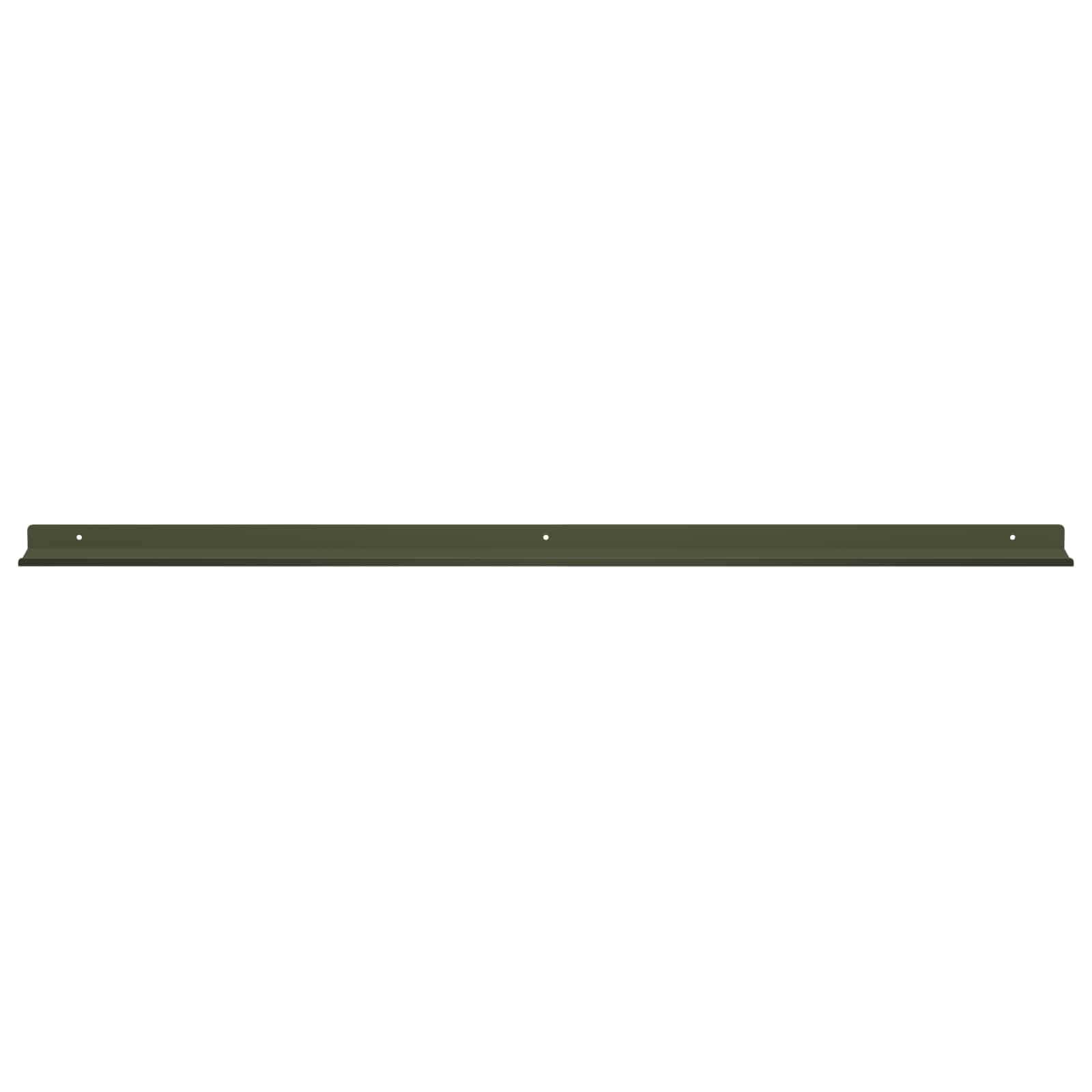 Drijvende plank 2 pcs Olijf Groen 100 x 9 x 2,5 cm Staal is nu te koop bij PeponiXL, paradijselijk wonen!