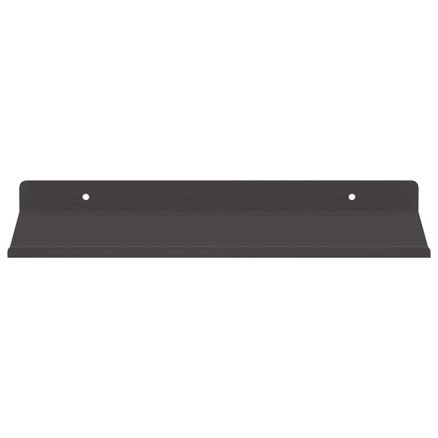 Drijvende plank Muurmontage 4 st Zwart 30 x 18 x 2,5 cm Staal