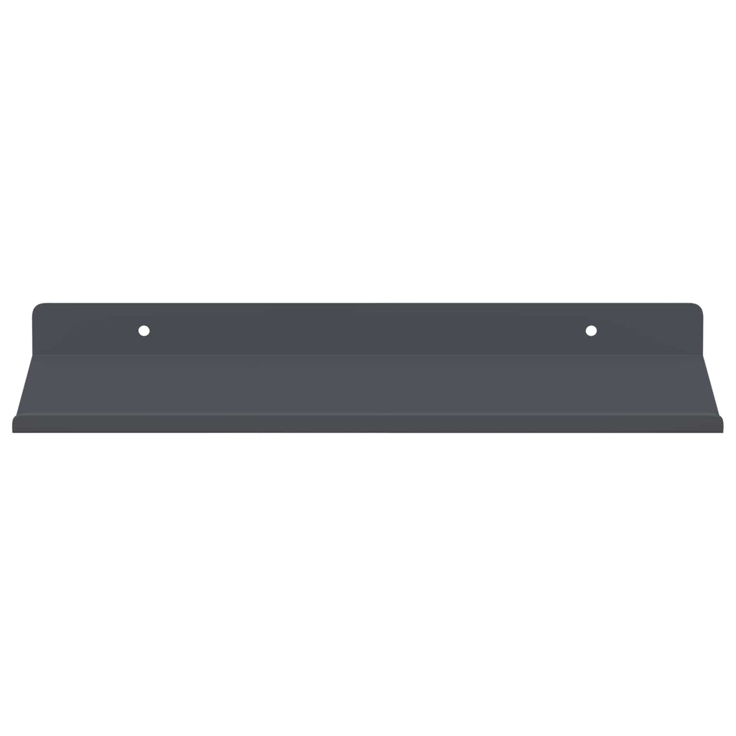 Drijvende plank 2 pcs Antraciet 30 x 18 x 2,5 cm Staal is nu te koop bij PeponiXL, paradijselijk wonen!