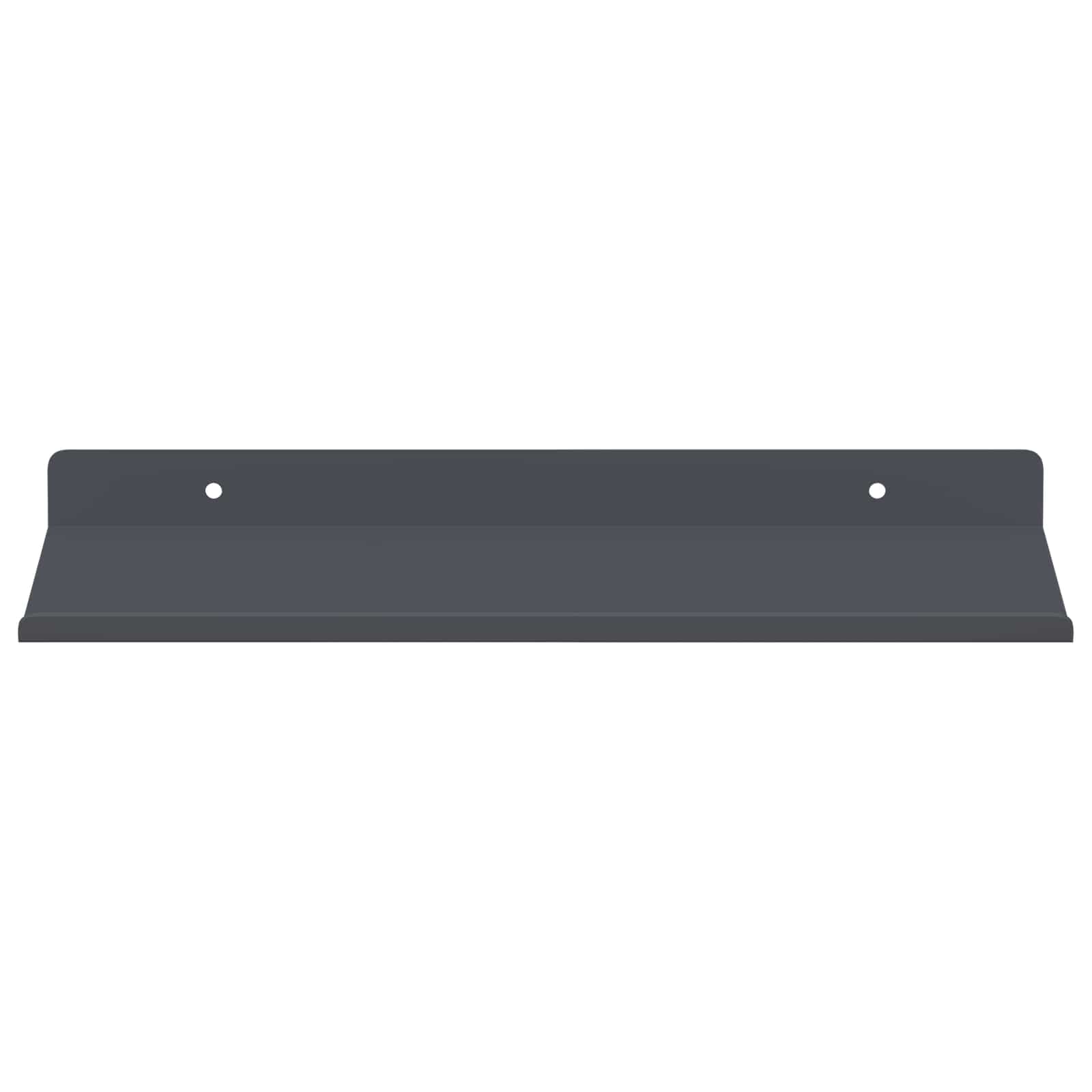 Drijvende plank 2 pcs Antraciet 30 x 18 x 2,5 cm Staal is nu te koop bij PeponiXL, paradijselijk wonen!