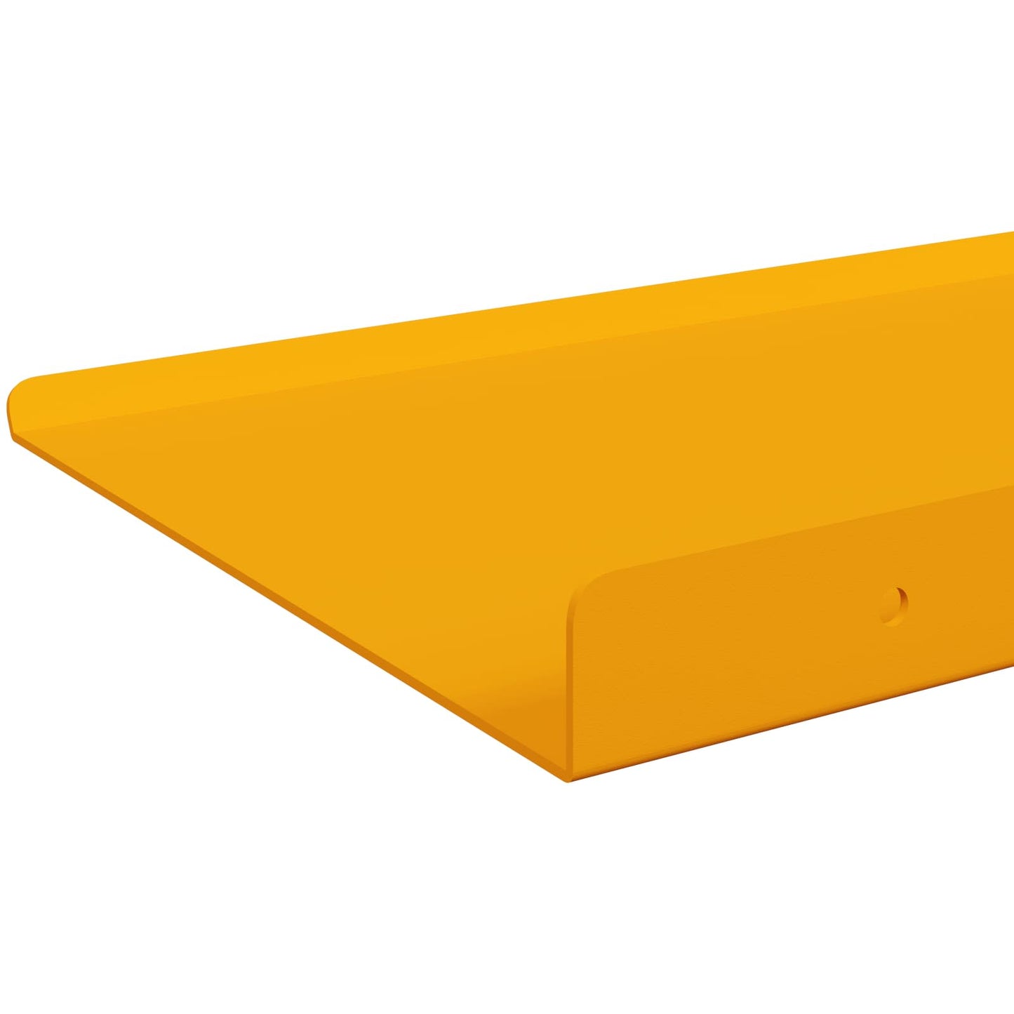 Drijvende plank 2 pcs Mosterdgeel 30 x 18 x 2,5 cm Staal is nu te koop bij PeponiXL, paradijselijk wonen!