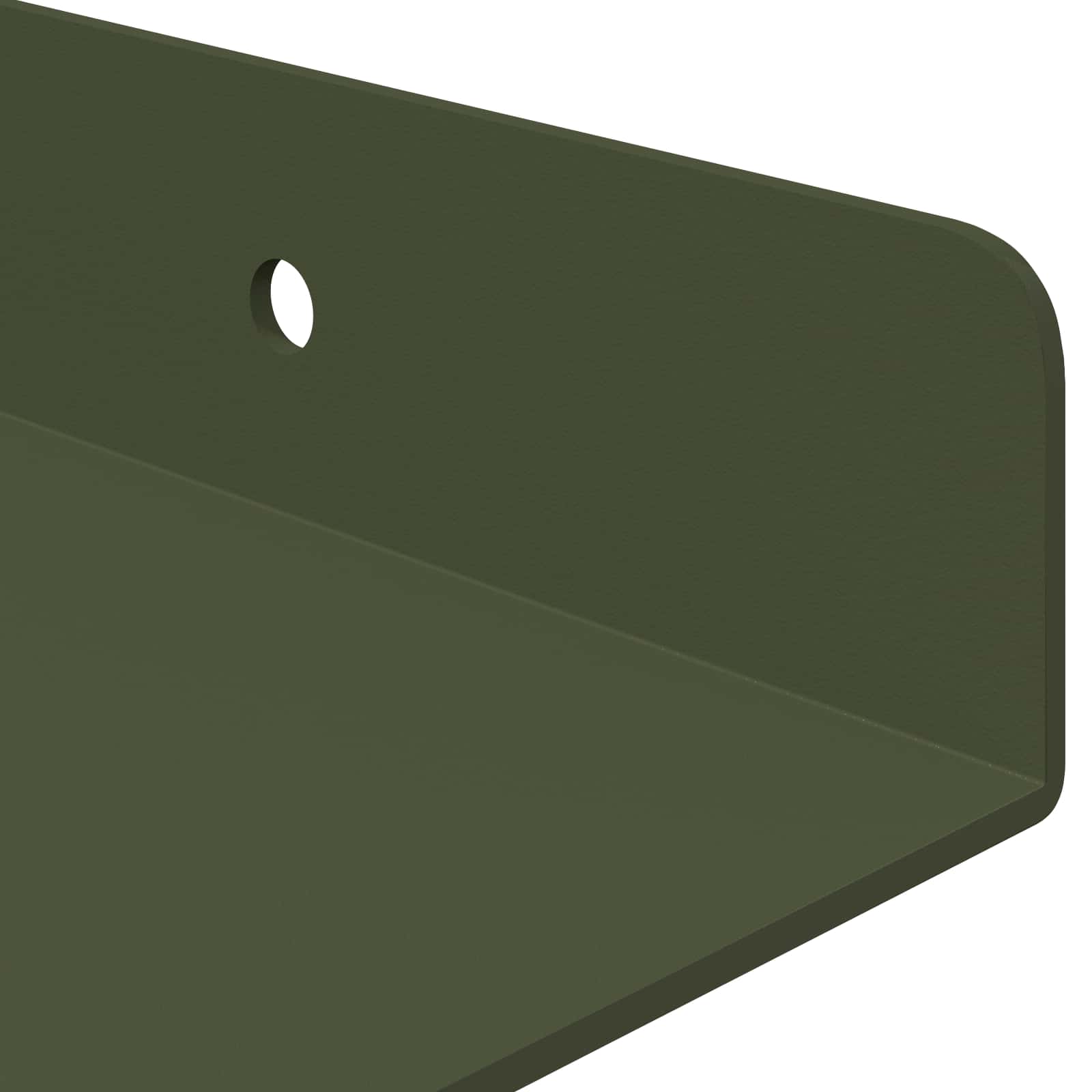 Drijvende plank 4 pcs Olijf Groen 30 x 18 x 2,5 cm Staal is nu te koop bij PeponiXL, paradijselijk wonen!