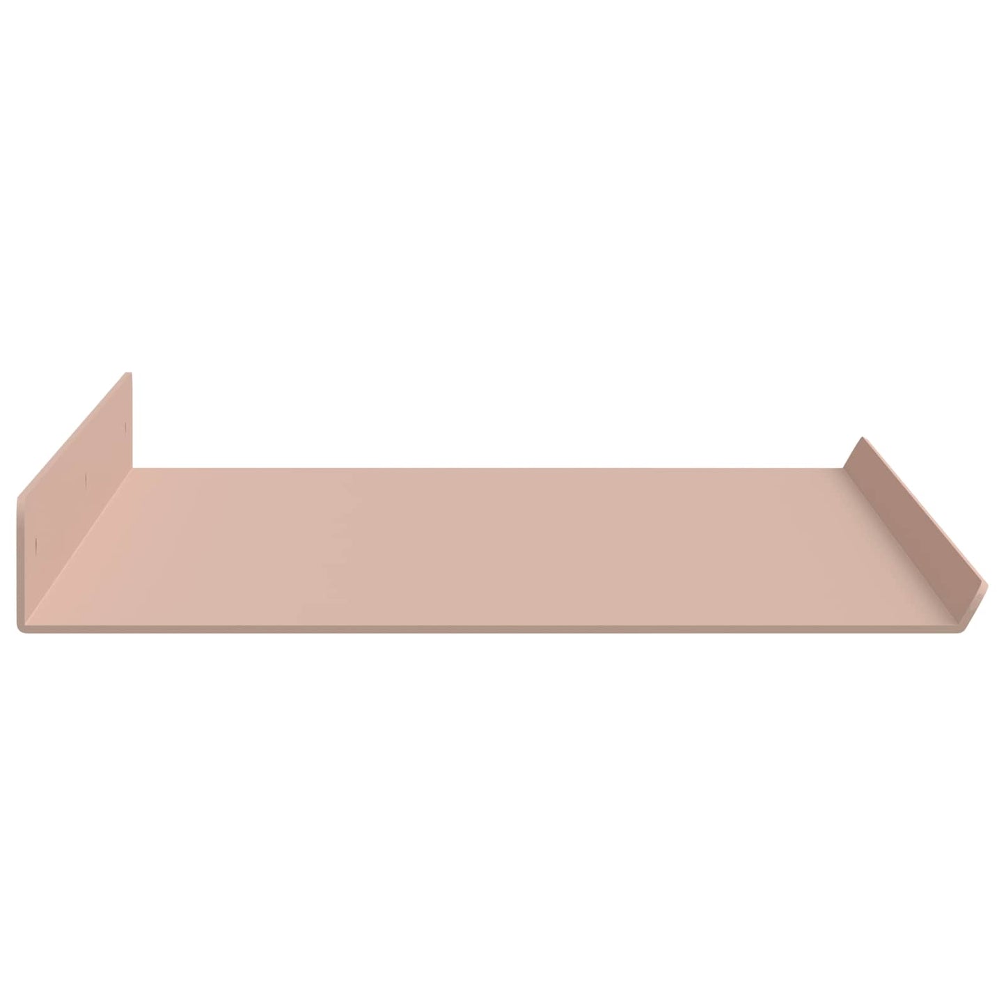 Drijvende plank 2 pcs Roze 60 x 18 x 2,5 cm Staal is nu te koop bij PeponiXL, paradijselijk wonen!