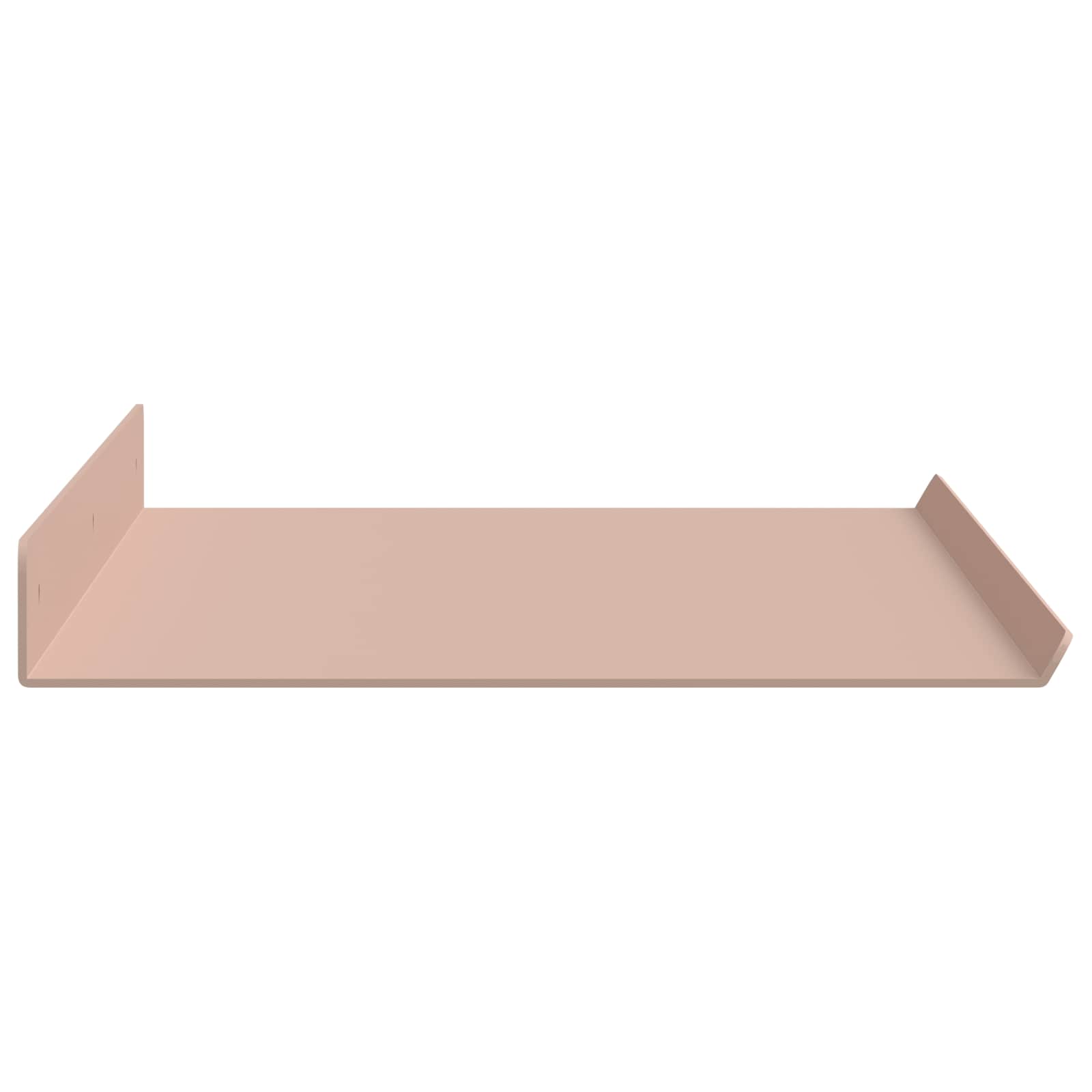 Drijvende plank 2 pcs Roze 60 x 18 x 2,5 cm Staal is nu te koop bij PeponiXL, paradijselijk wonen!