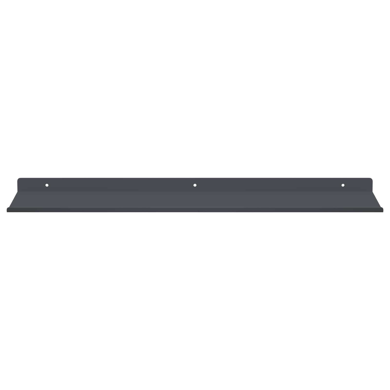 Drijvende plank 4 pcs Antraciet 60 x 18 x 2,5 cm Staal is nu te koop bij PeponiXL, paradijselijk wonen!