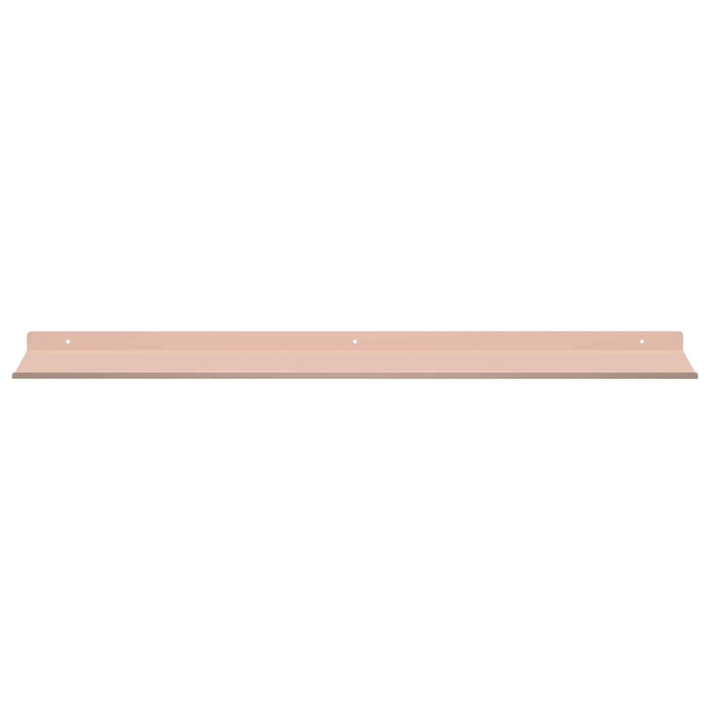 Drijvende plank 2 pcs Roze 80 x 18 x 2,5 cm Staal is nu te koop bij PeponiXL, paradijselijk wonen!