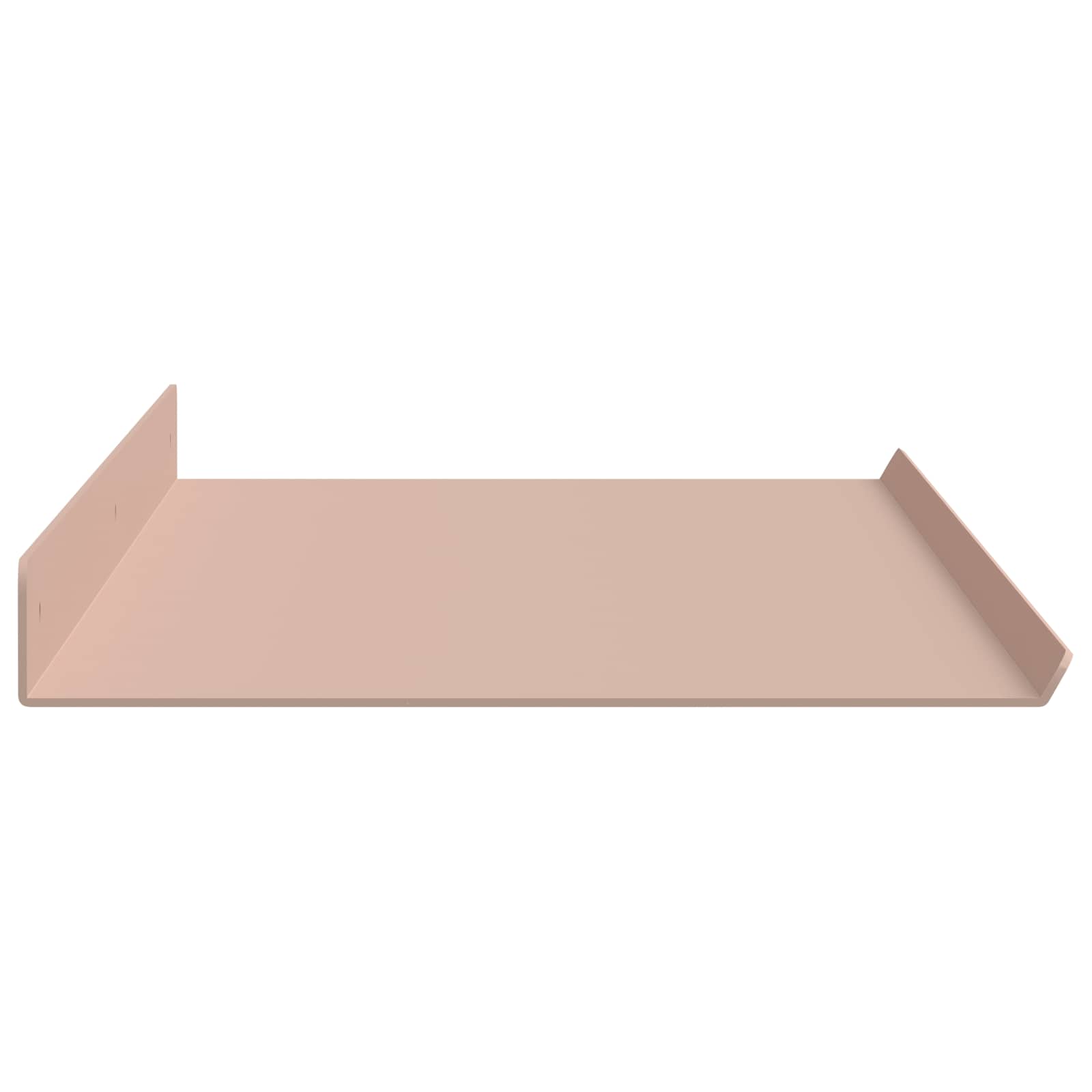 Drijvende plank 4 pcs Roze 80 x 18 x 2,5 cm Staal is nu te koop bij PeponiXL, paradijselijk wonen!