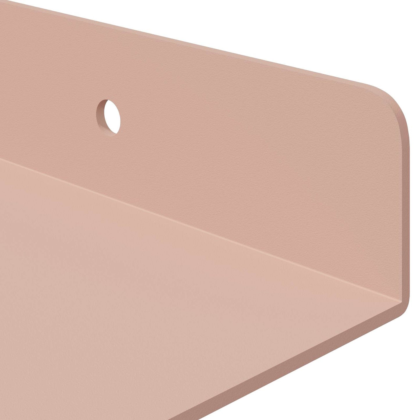 Drijvende plank 4 pcs Roze 100 x 18 x 2,5 cm Staal is nu te koop bij PeponiXL, paradijselijk wonen!