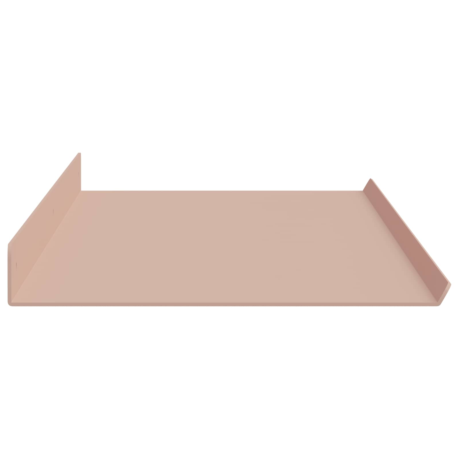 Drijvende plank 4 pcs Roze 100 x 18 x 2,5 cm Staal is nu te koop bij PeponiXL, paradijselijk wonen!