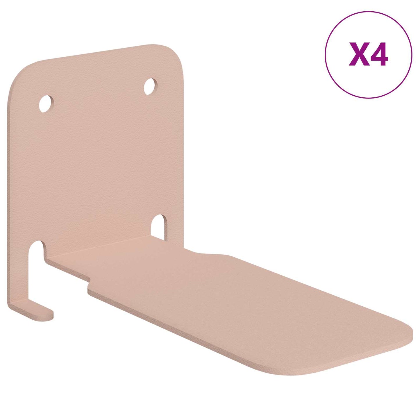 Drijvende plank met plank 4 pcs Roze 6 x 10,8 x 6,6 cm is nu te koop bij PeponiXL, paradijselijk wonen!