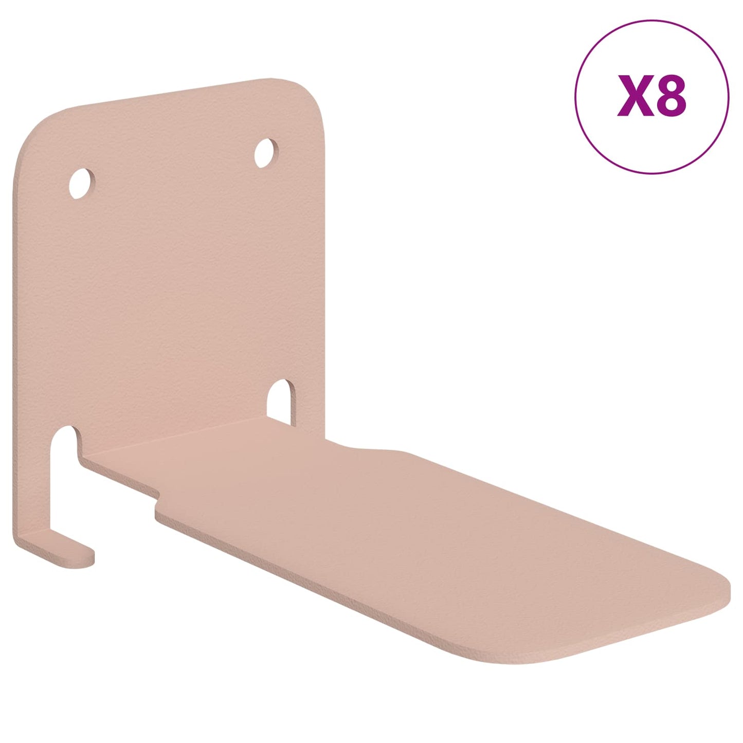 Drijvende plank met plank 8 pcs Roze 6 x 10,8 x 6,6 cm is nu te koop bij PeponiXL, paradijselijk wonen!