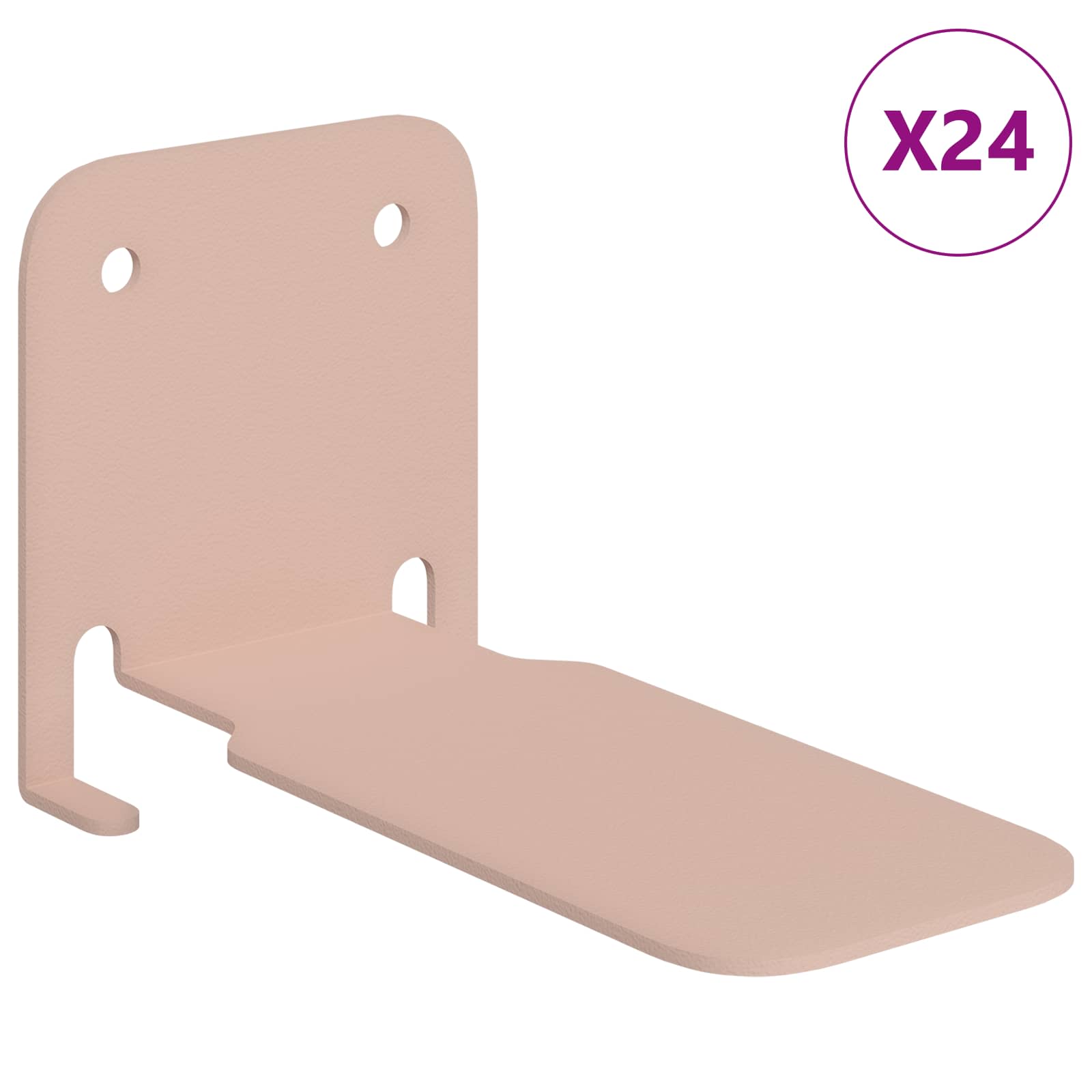 Drijvende plank met plank 24 pcs Roze 6 x 10,8 x 6,6 cm is nu te koop bij PeponiXL, paradijselijk wonen!