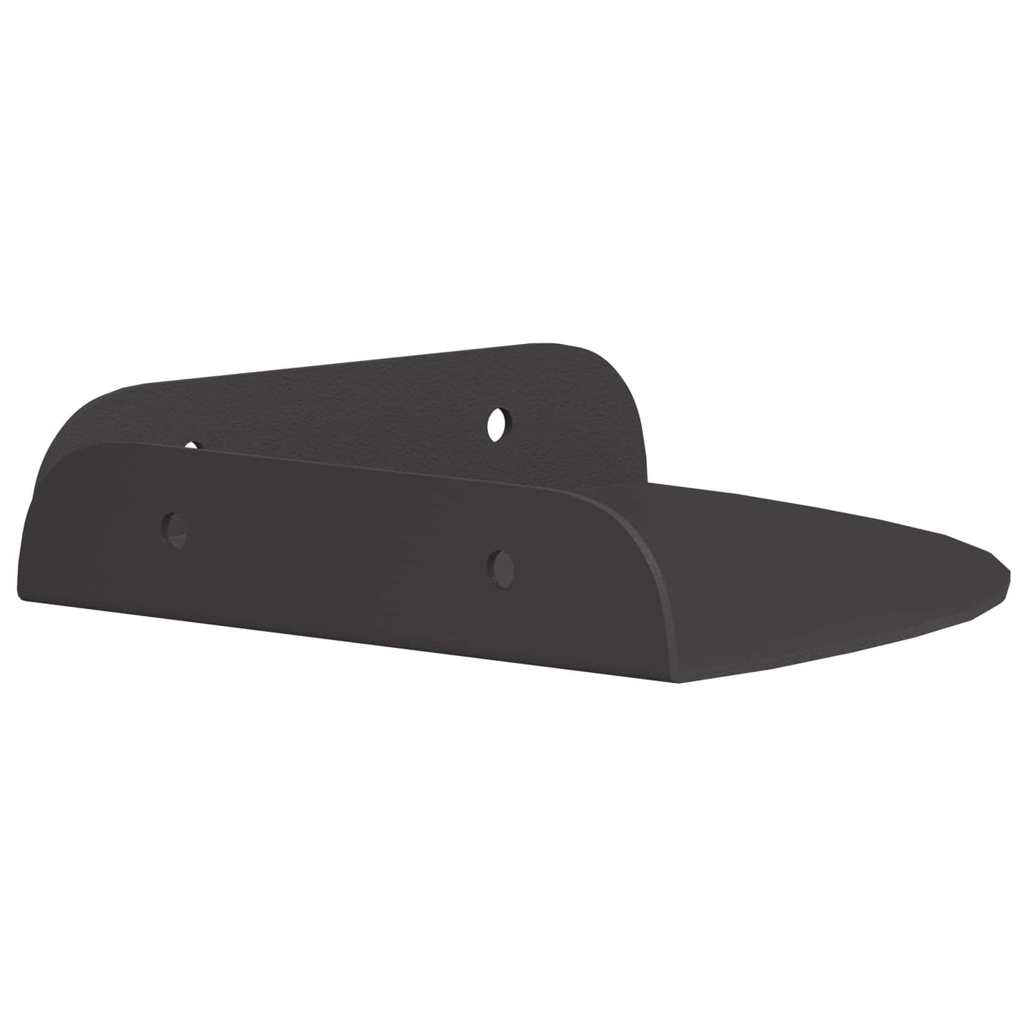 Drijvende plank met plank met opslag 4 pcs Zwart 15 x 15 x 2 cm is nu te koop bij PeponiXL, paradijselijk wonen!