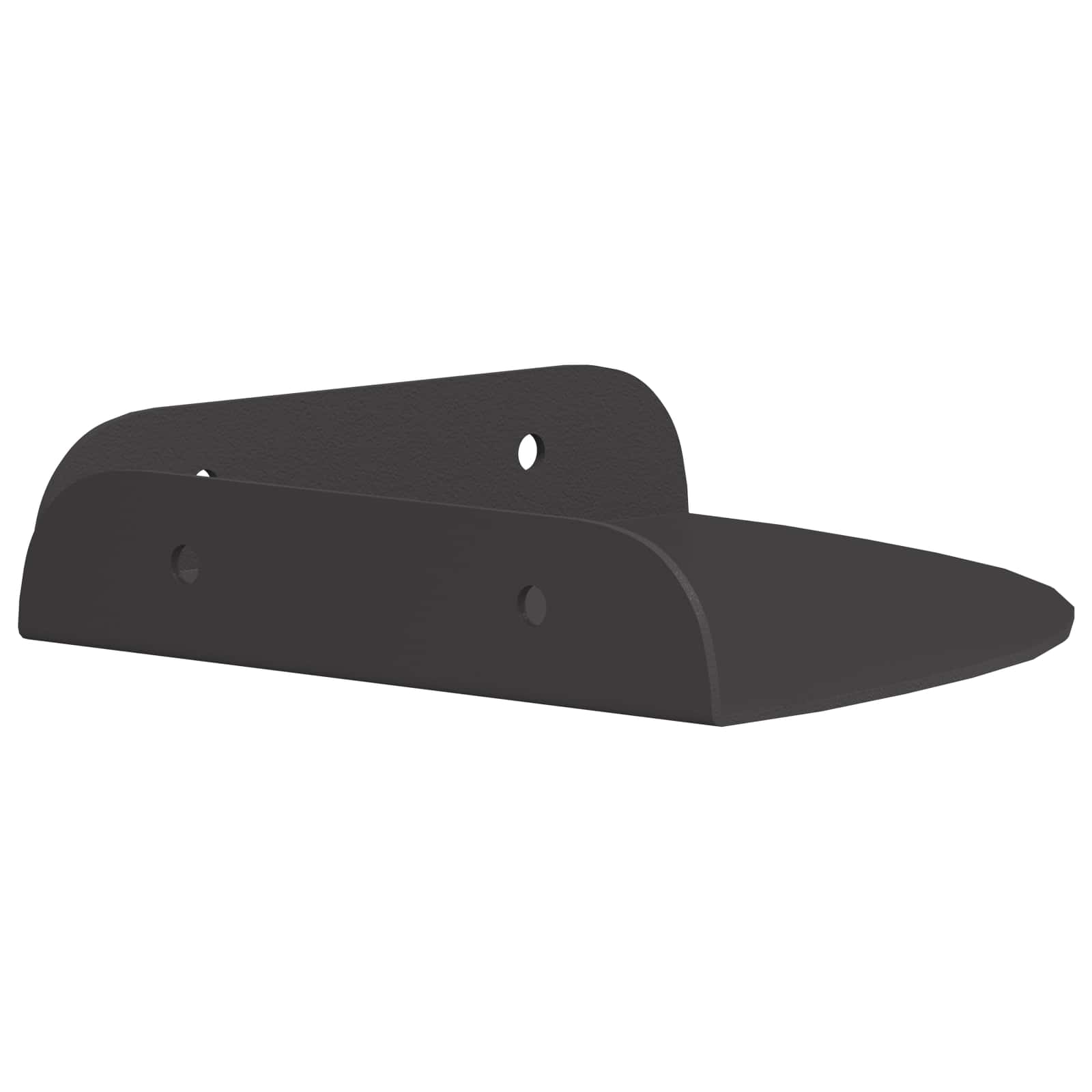 Drijvende plank met plank met opslag 4 pcs Zwart 15 x 15 x 2 cm is nu te koop bij PeponiXL, paradijselijk wonen!